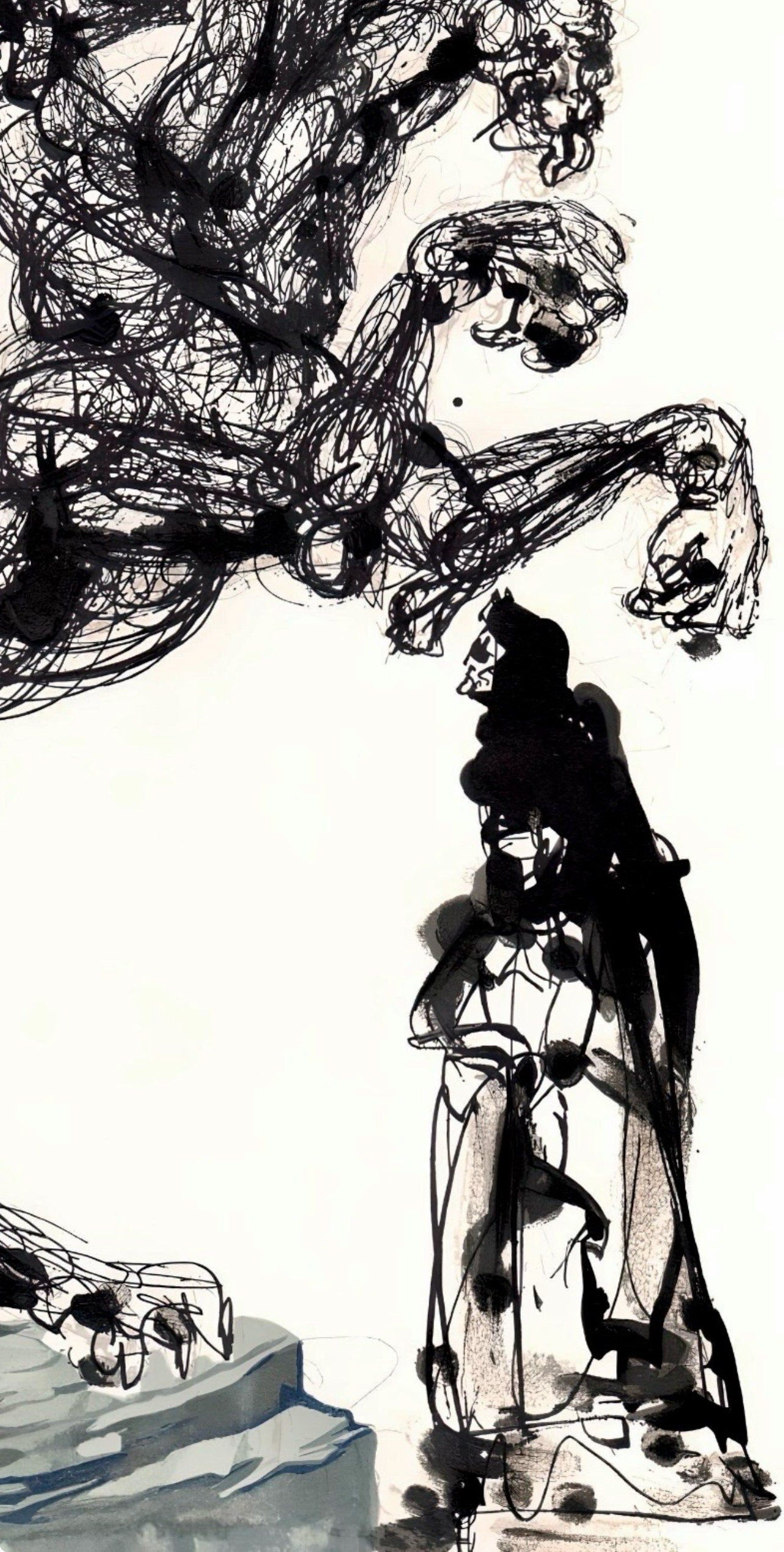 Salvador Dali, Cerberus (Michler/Lpsinger 1039-1138; Field 189-200), La Divine Comdie, Woodcut