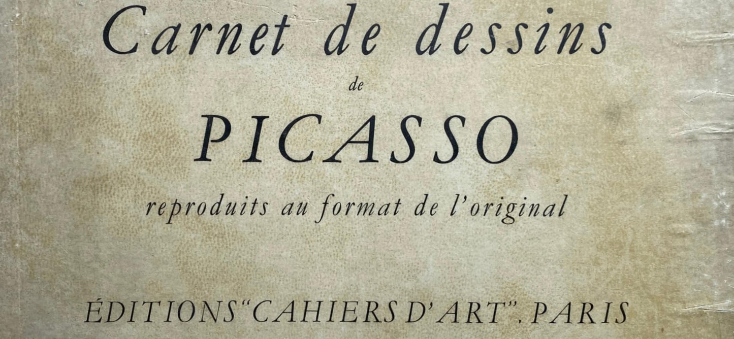 Pablo Picasso, Composition, Carnet De Dessins De Picasso, Cahiers Dart, Lithograph