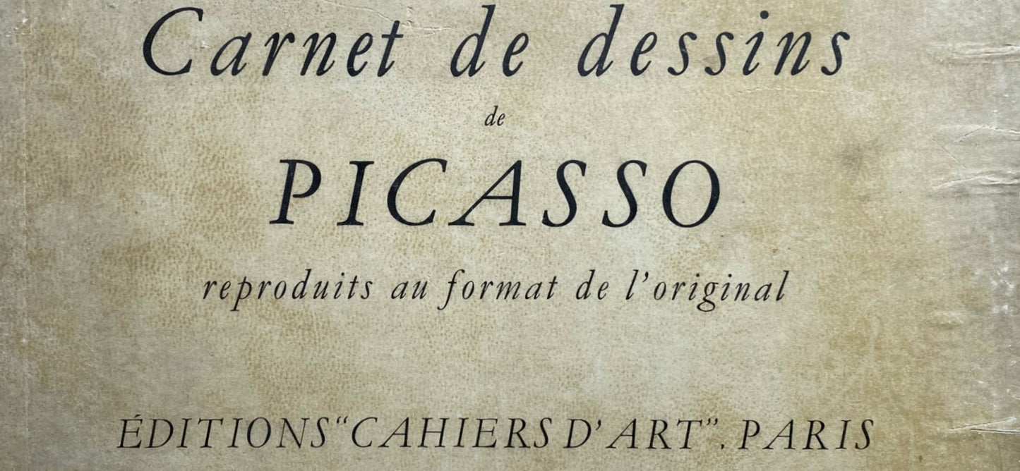 Pablo Picasso, Composition, Carnet De Dessins De Picasso, Cahiers Dart, Lithograph