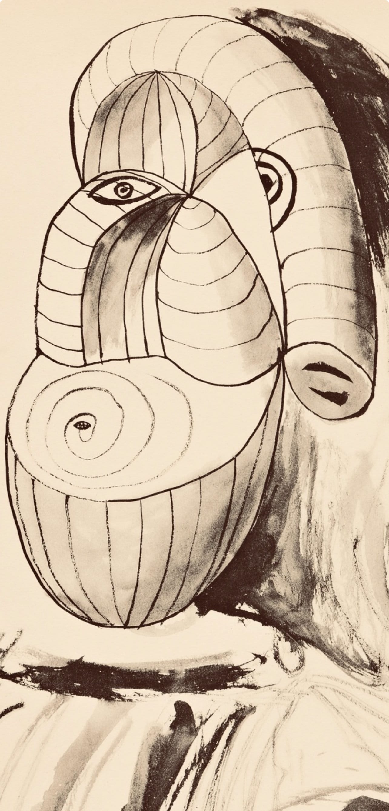 Pablo Picasso, Composition, Carnet De Dessins De Picasso, Cahiers Dart, Lithograph