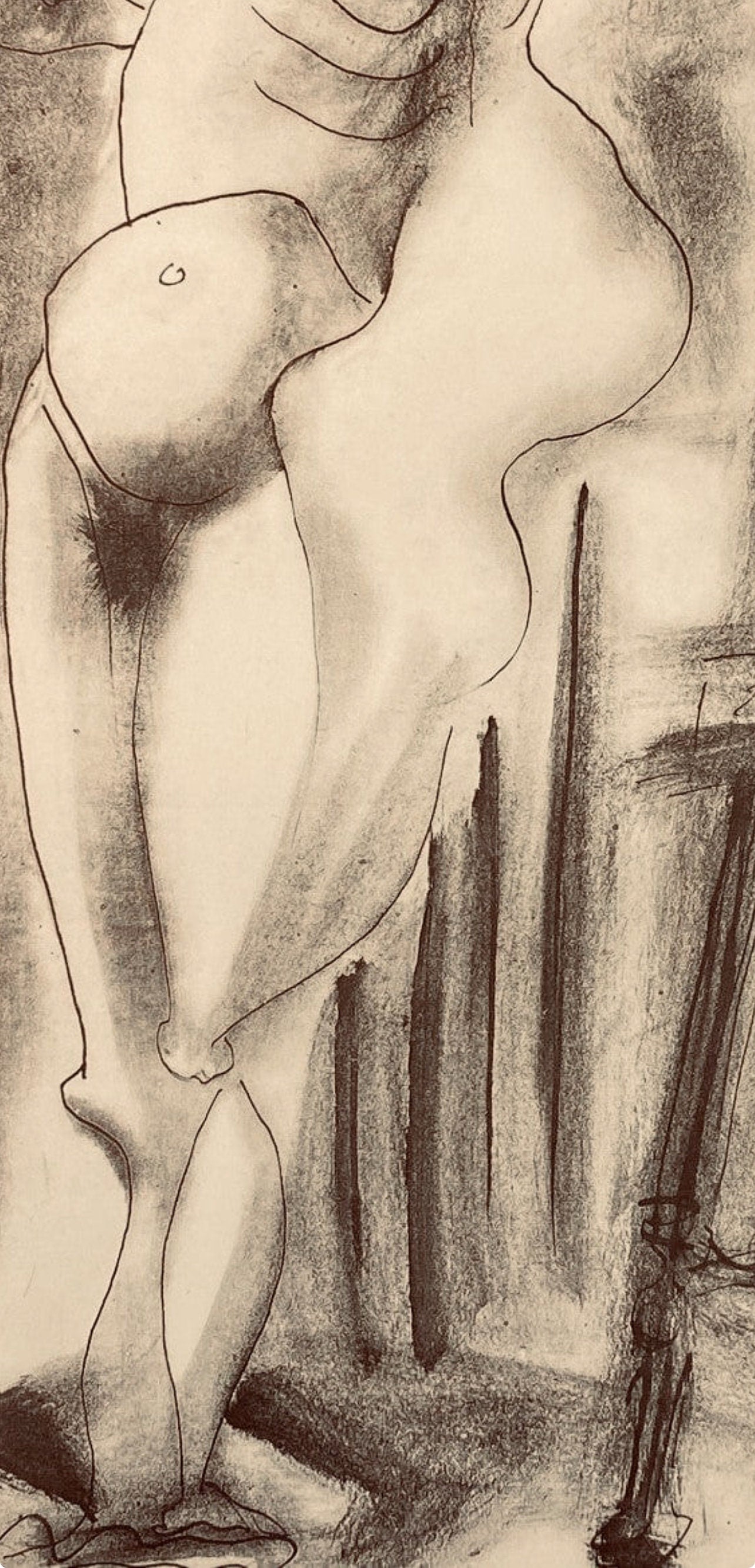Pablo Picasso, Composition, Carnet De Dessins De Picasso, Cahiers Dart, Lithograph