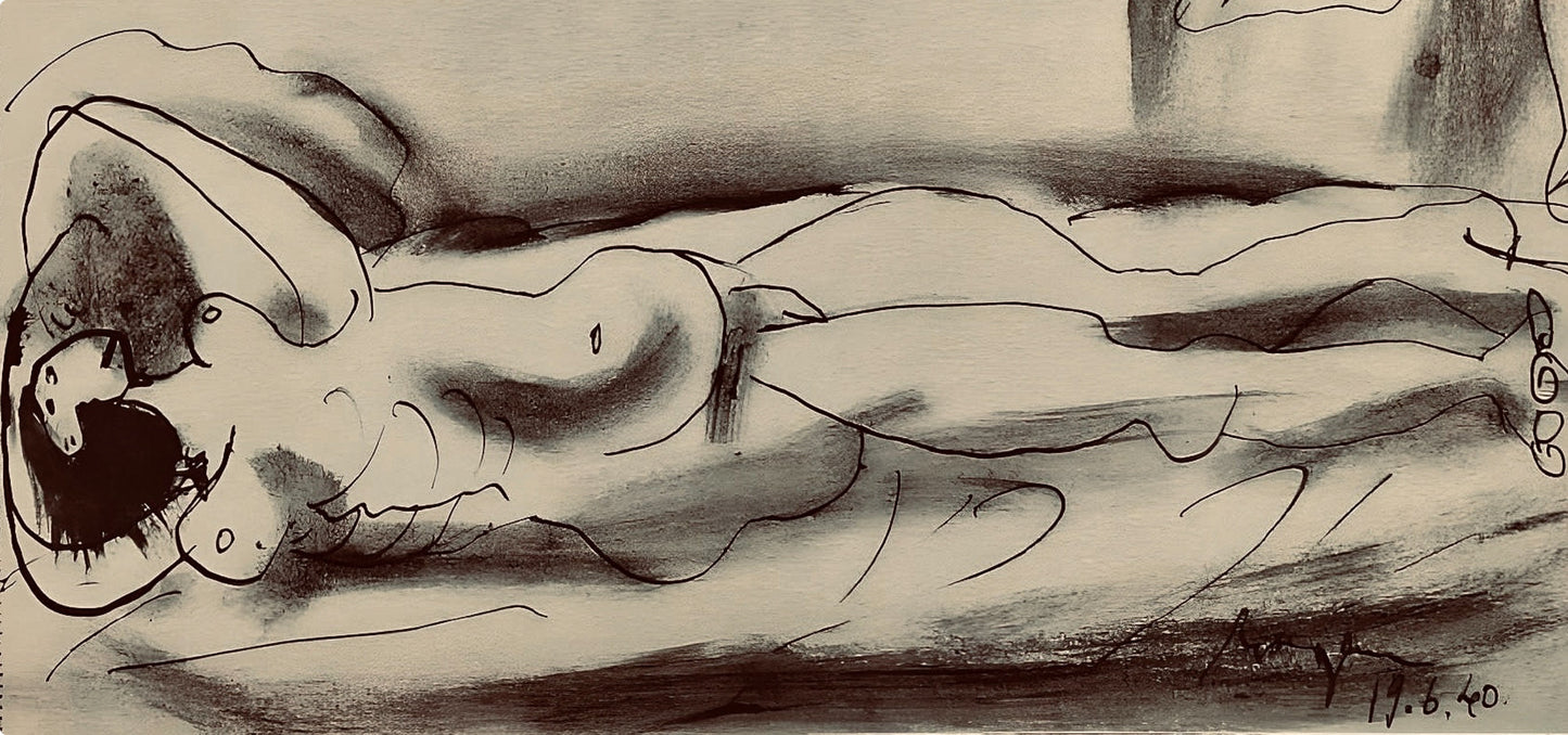 Pablo Picasso, Composition, Carnet De Dessins De Picasso, Cahiers Dart, Lithograph