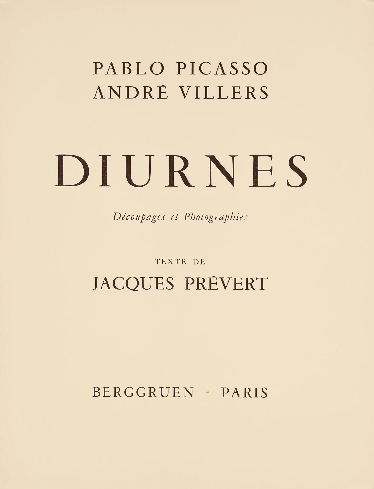 Pablo Picasso, Composition (Bloch 112; Kibbey 1466; Goeppert 115), Diurnes Dcoupages Et