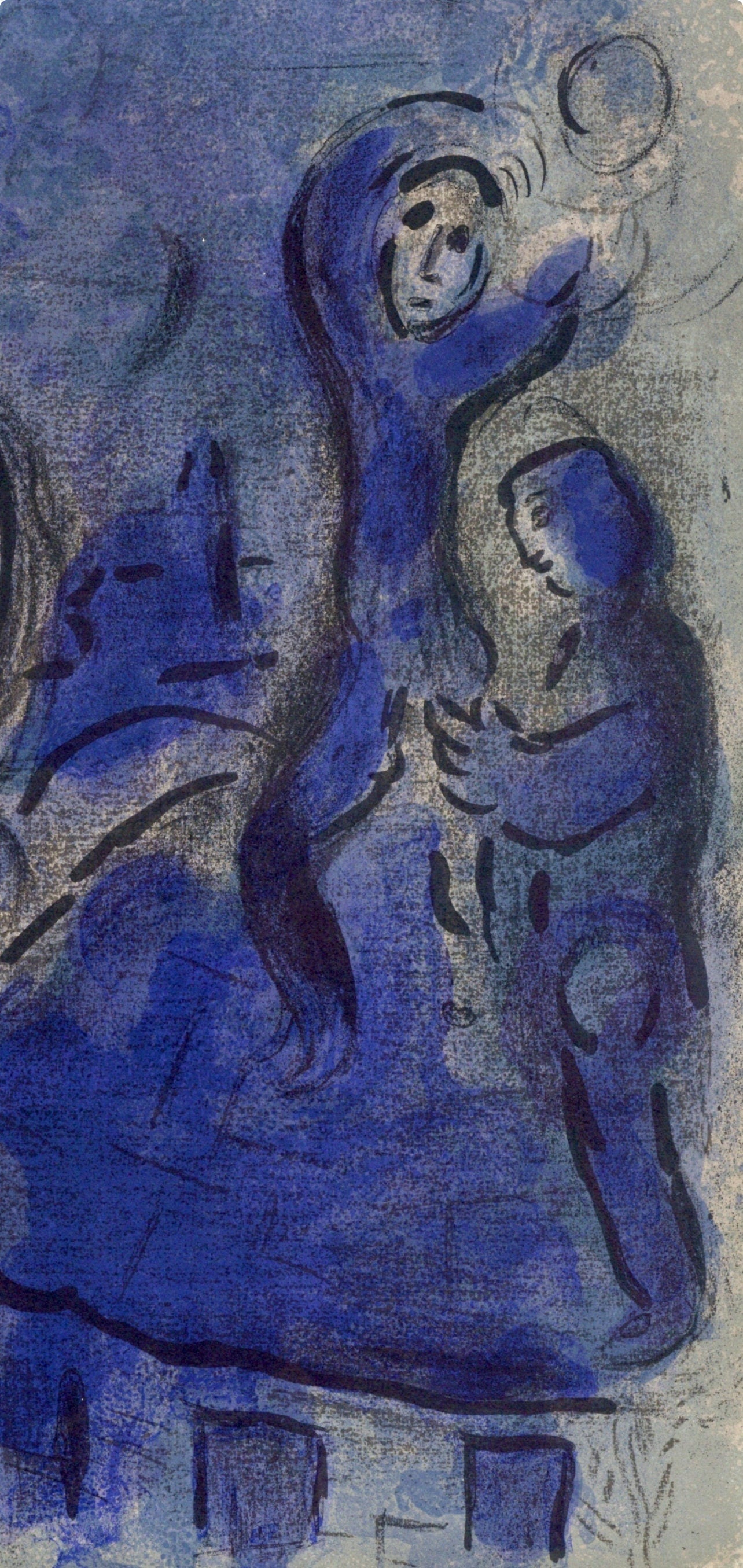 Marc Chagall, Rahab And The Spices Of Jericho (Mourlot 117-46; Cramer 25), Drawings From The Bible,