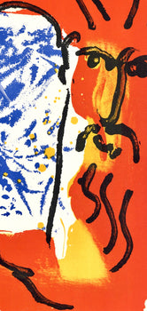 Marc Chagall, Moses Iii (Mourlot 117-46; Cramer 25), Drawings From The Bible By Marc Chagall,