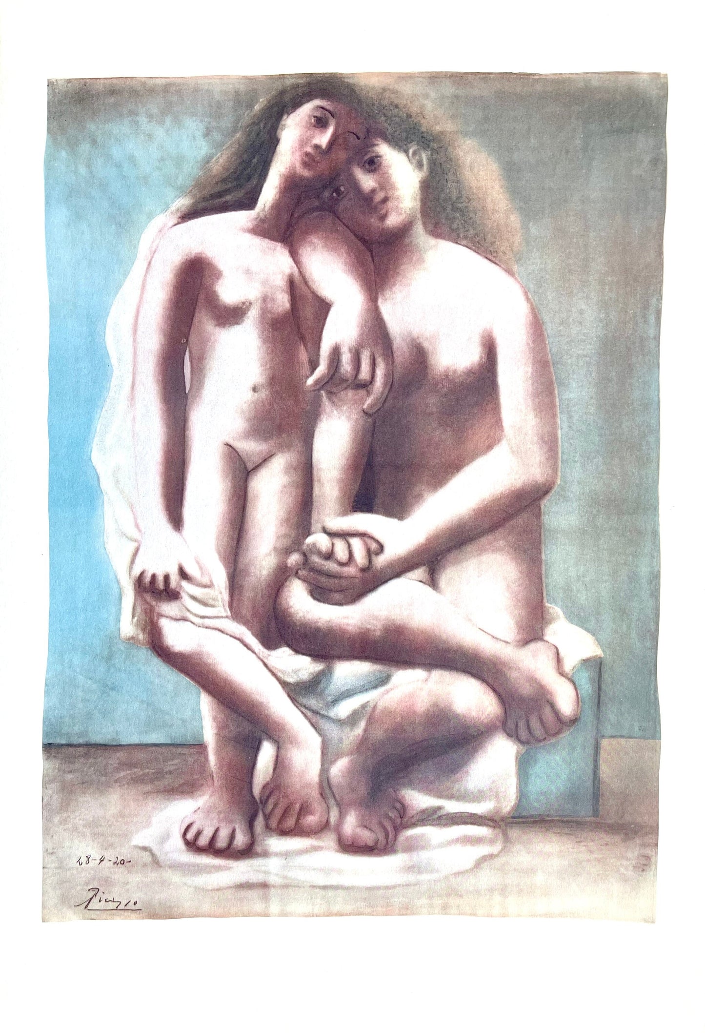 Pablo Picasso, Two Nudes (Orozco 95), Picasso: Fifteen Drawings, Lithograph