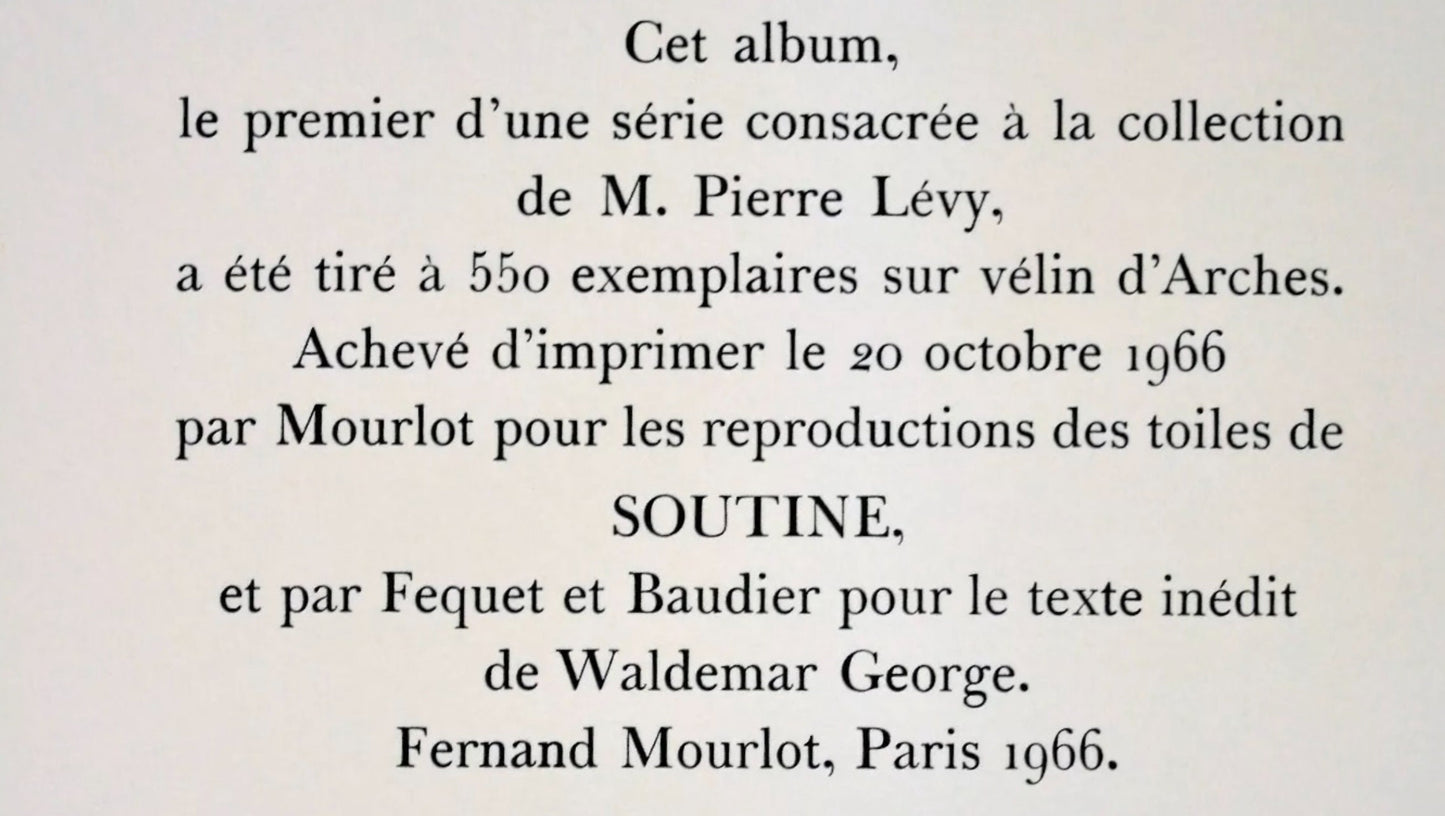 Cham Soutine, Le Coq, Soutine, Collection Pierre Lvy, Lithograph