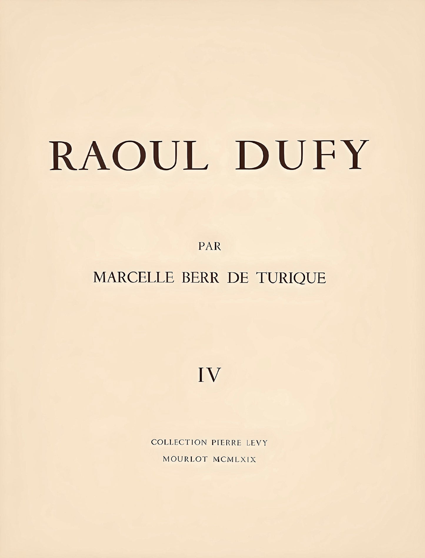 Raoul Dufy, Quai A Rouen, Raoul Dufy, Collection Pierre Lvy, Lithograph
