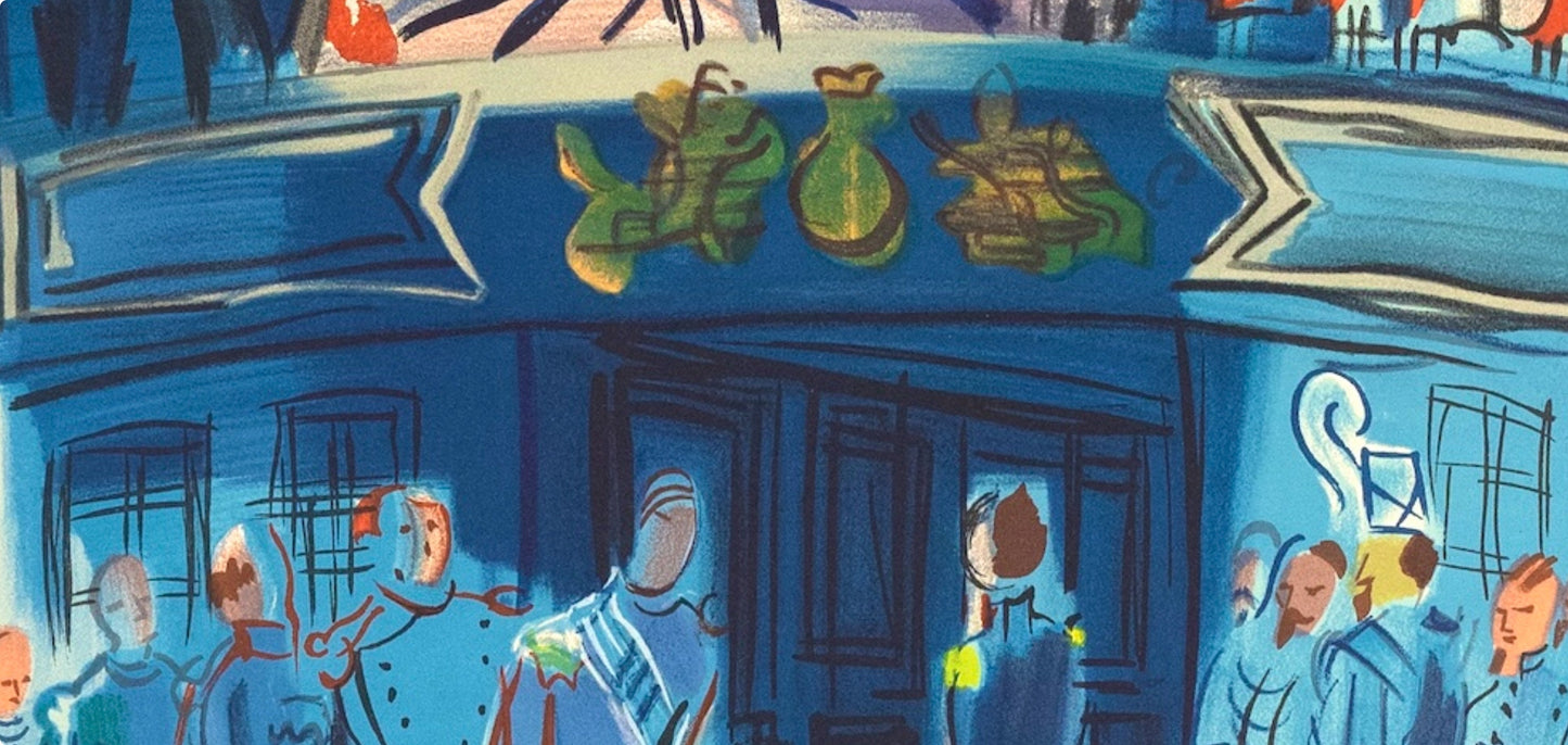 Raoul Dufy, Rception D'Un Amiral Anglais Sur Un Bateau Francais, Raoul Dufy, Collection Pierre Lvy,