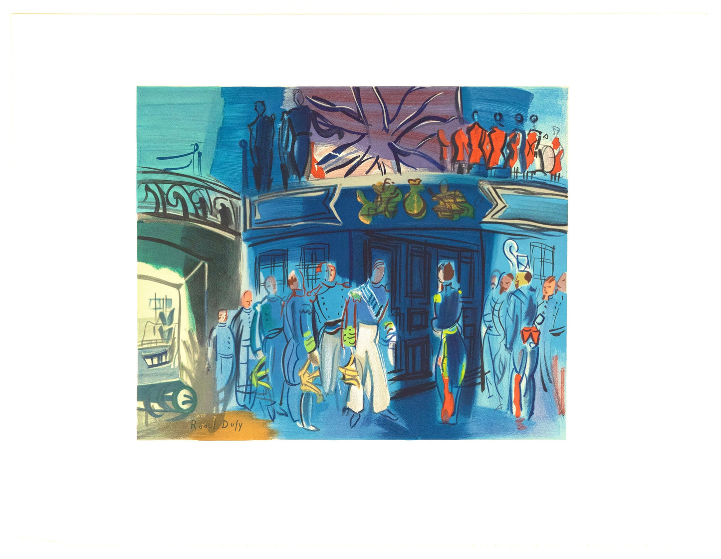 Raoul Dufy, Rception D'Un Amiral Anglais Sur Un Bateau Francais, Raoul Dufy, Collection Pierre Lvy,