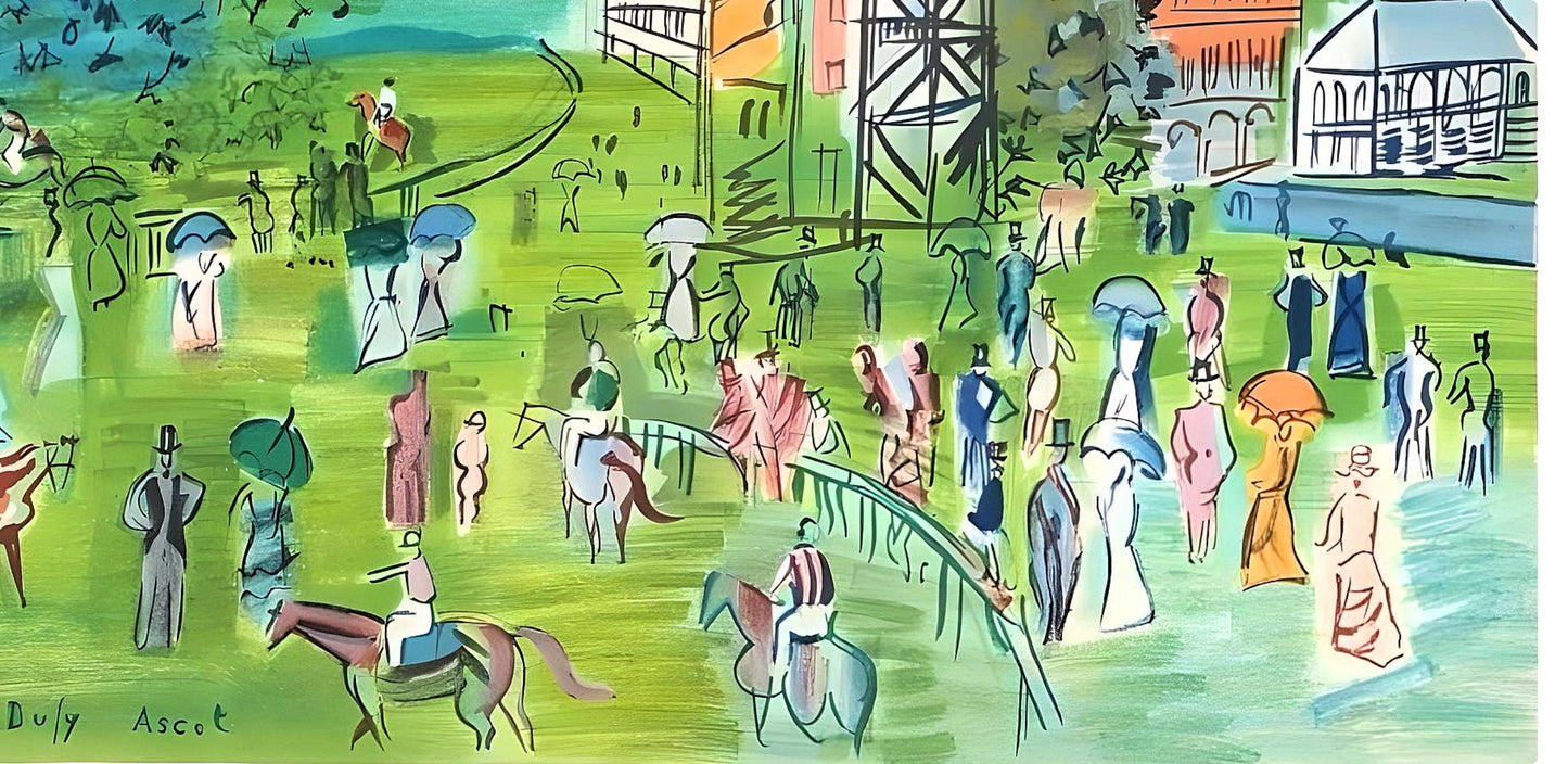 Raoul Dufy, Ascot, Raoul Dufy, Collection Pierre Lvy, Lithograph