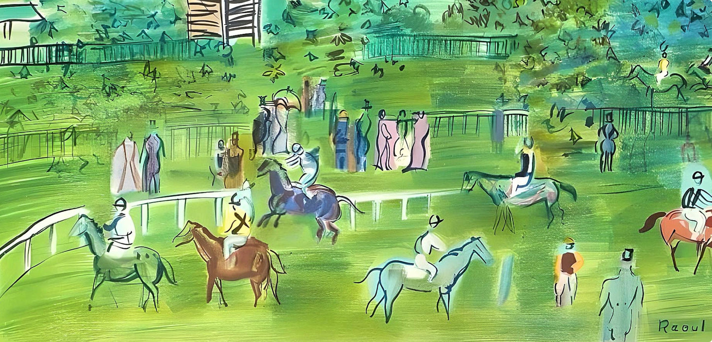 Raoul Dufy, Ascot, Raoul Dufy, Collection Pierre Lvy, Lithograph