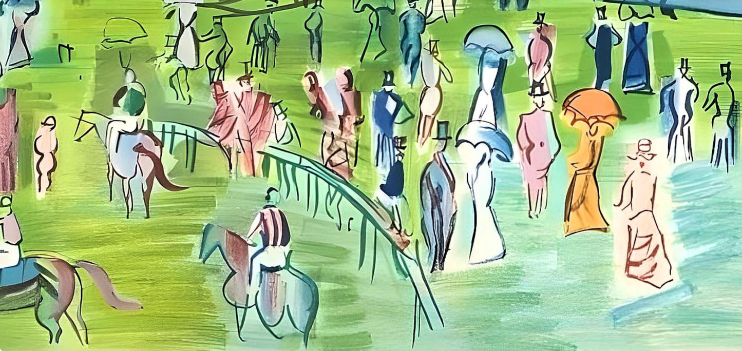 Raoul Dufy, Ascot, Raoul Dufy, Collection Pierre Lvy, Lithograph
