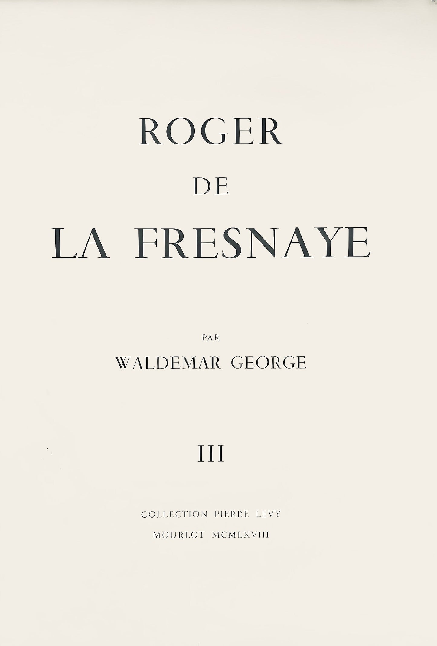 Roger De La Fresnaye, Gardeuse De Moutons, Roger De La Fresnaye, Collection Pierre Lvy, Lithograph