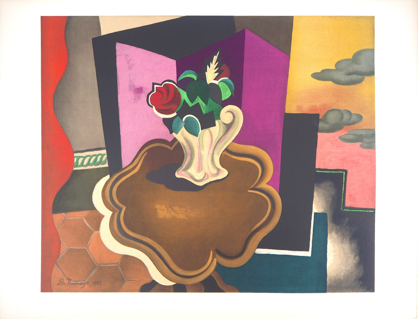 Roger De La Fresnaye, La Table Louis-Philippe, Roger De La Fresnaye, Collection Pierre Lvy,