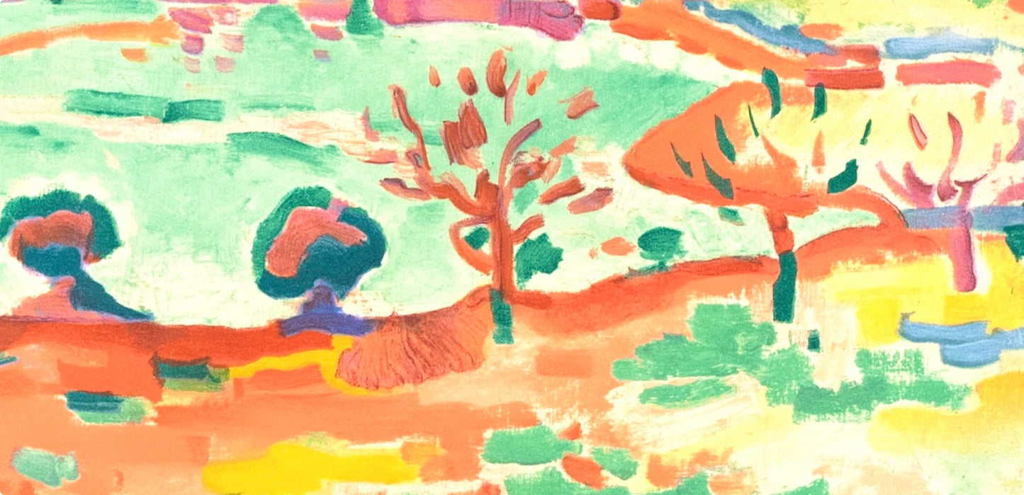 Georges Braque, Paysage A L'Estaque, Fauves, Collection Pierre Lvy, Lithograph