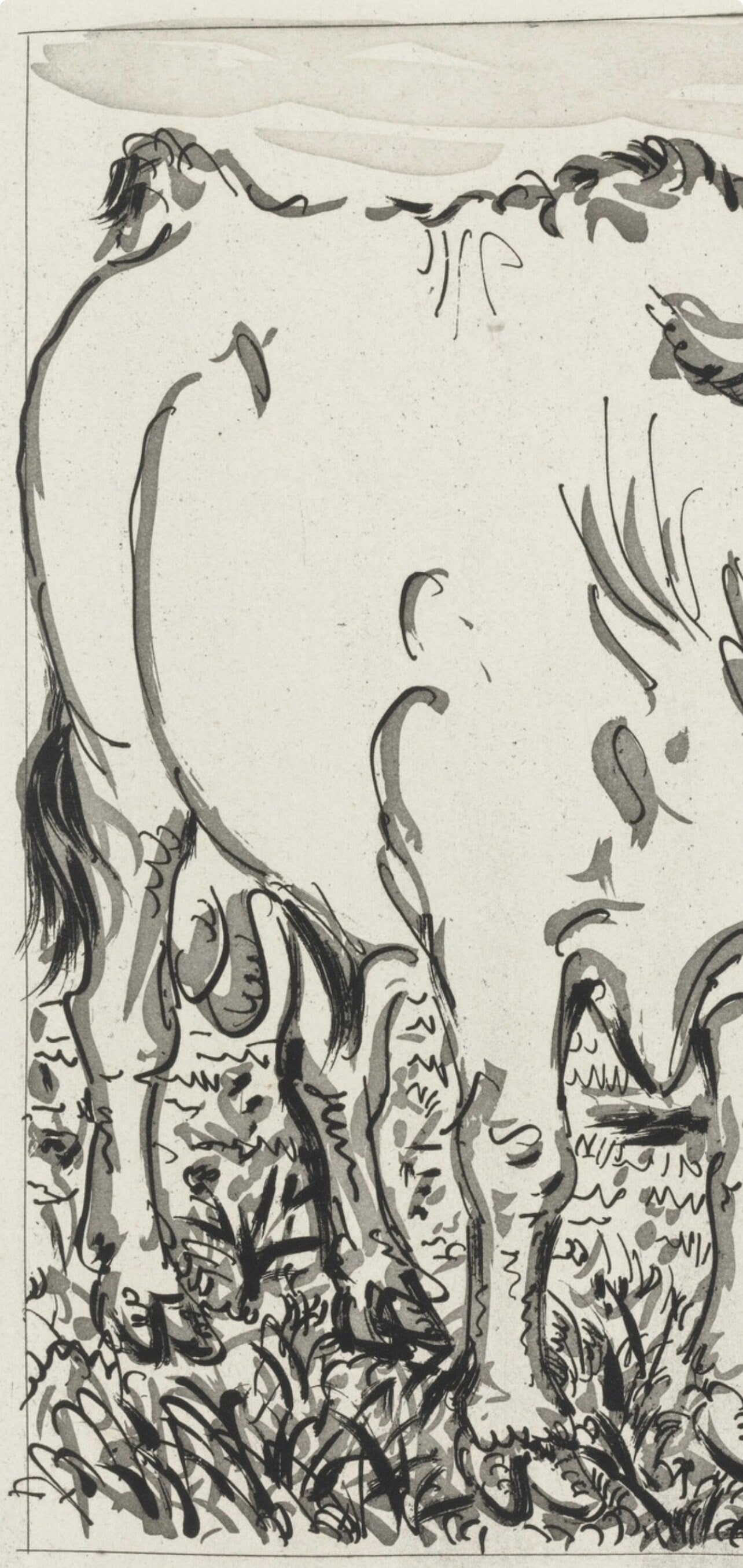 Pablo Picasso, Le Buf, Histoire Naturelle, Lithograph