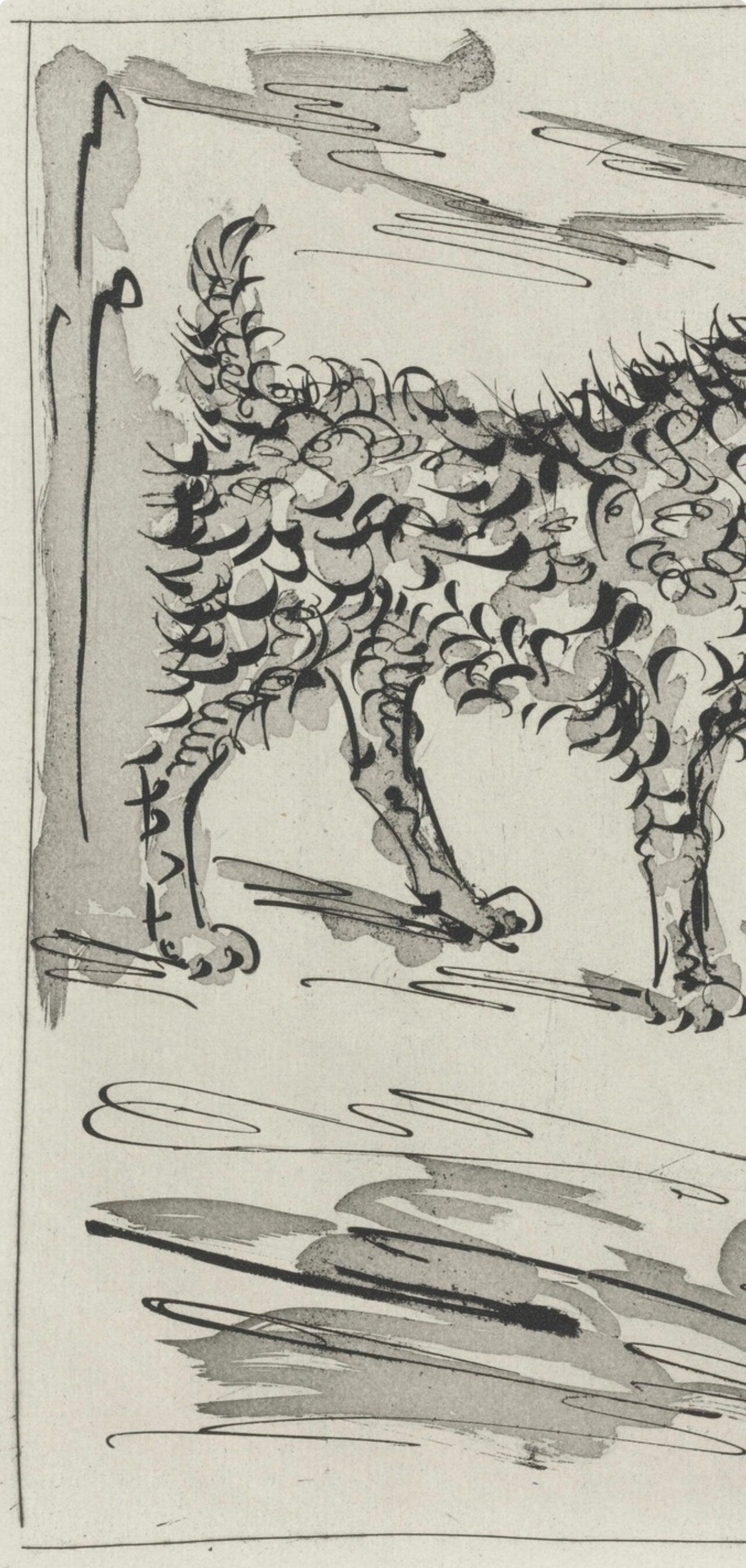 Pablo Picasso, Le Chien, Histoire Naturelle, Lithograph