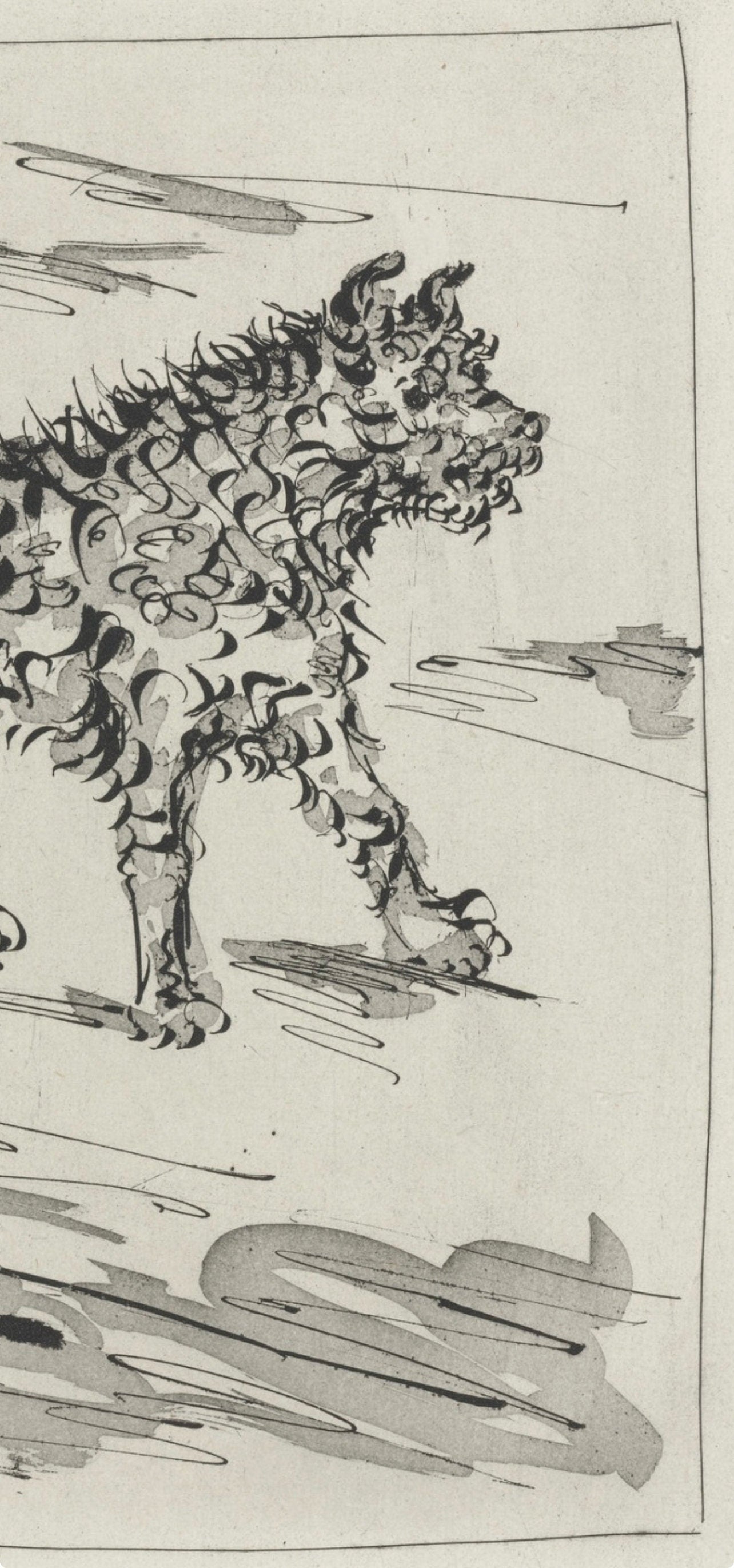 Pablo Picasso, Le Chien, Histoire Naturelle, Lithograph