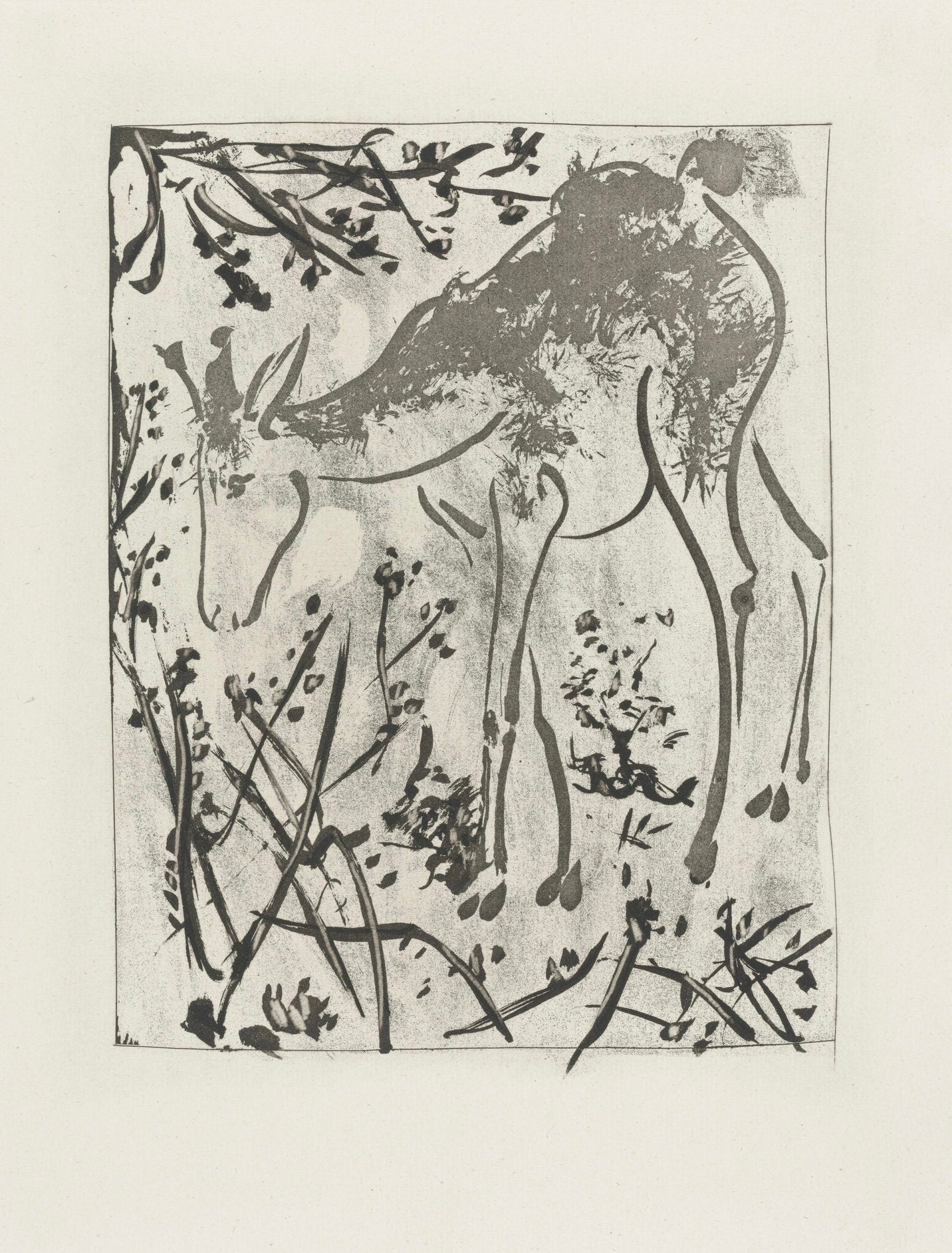 Pablo Picasso, Le Cerf, Histoire Naturelle, Lithograph