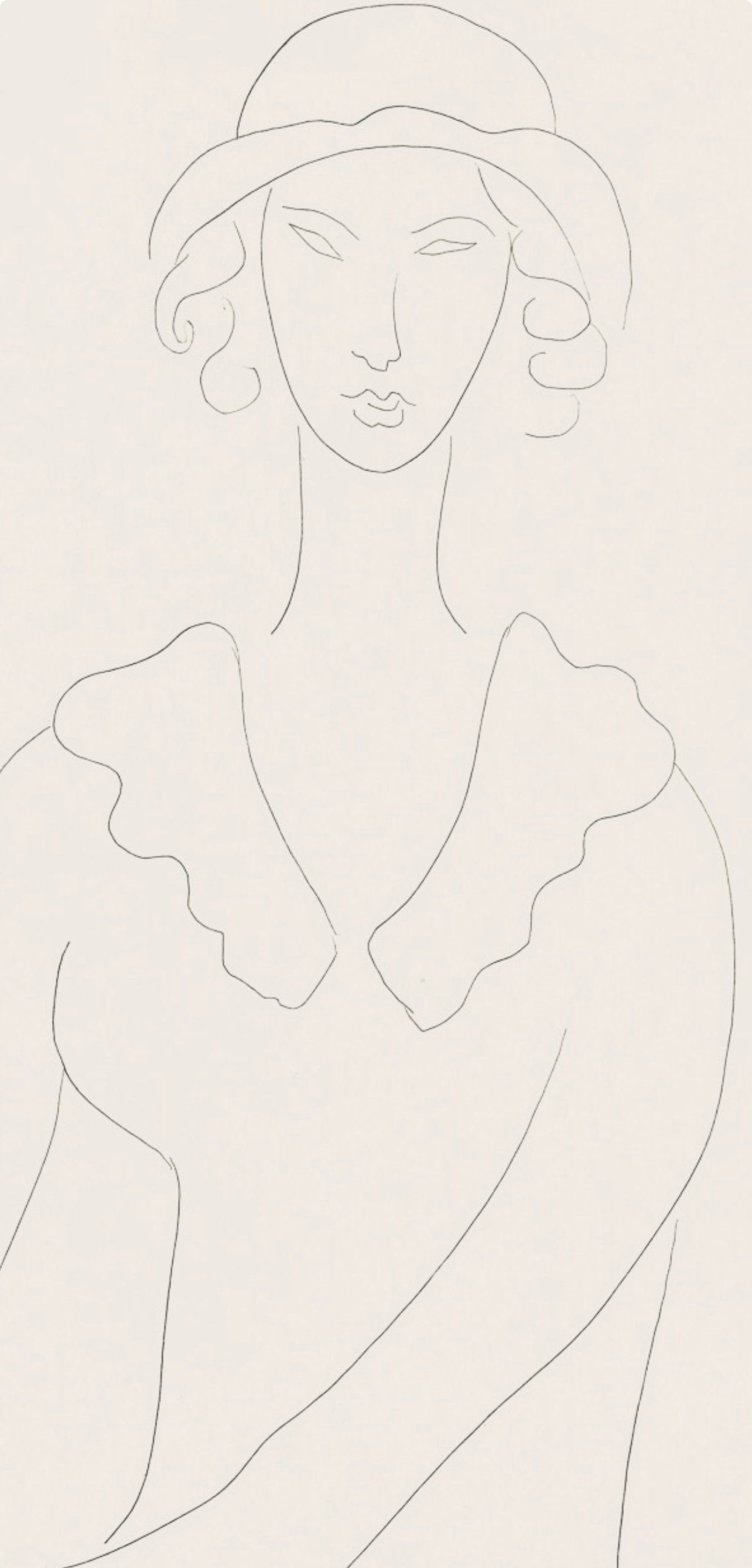 Henri Matisse, Eventail De Madame Mallarm (Madame Mallarm'S Fan), Posies, Lithograph