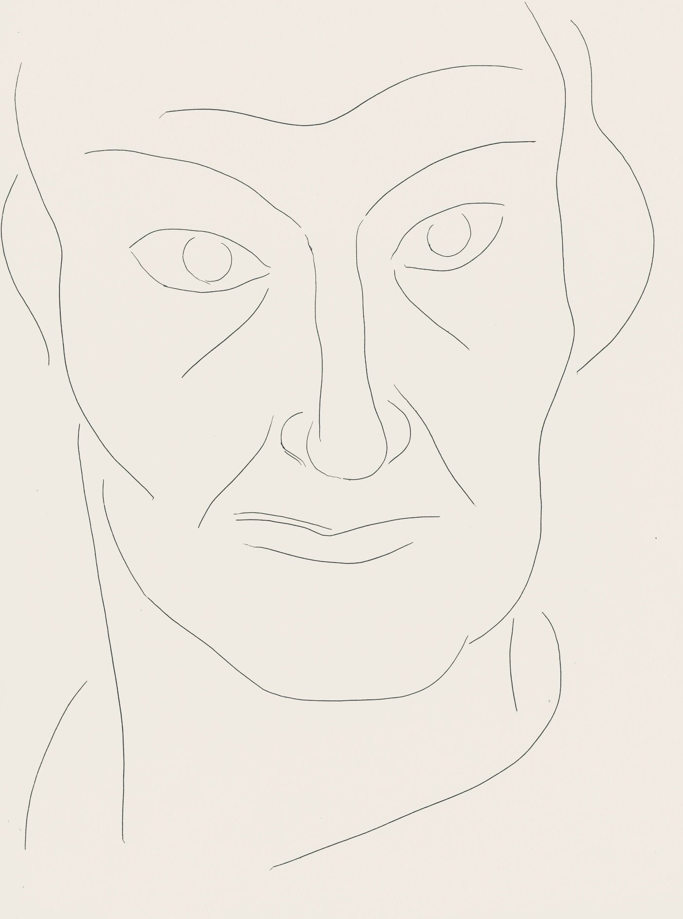 Henri Matisse, Portrait Of Baudelaire, Posies, Lithograph