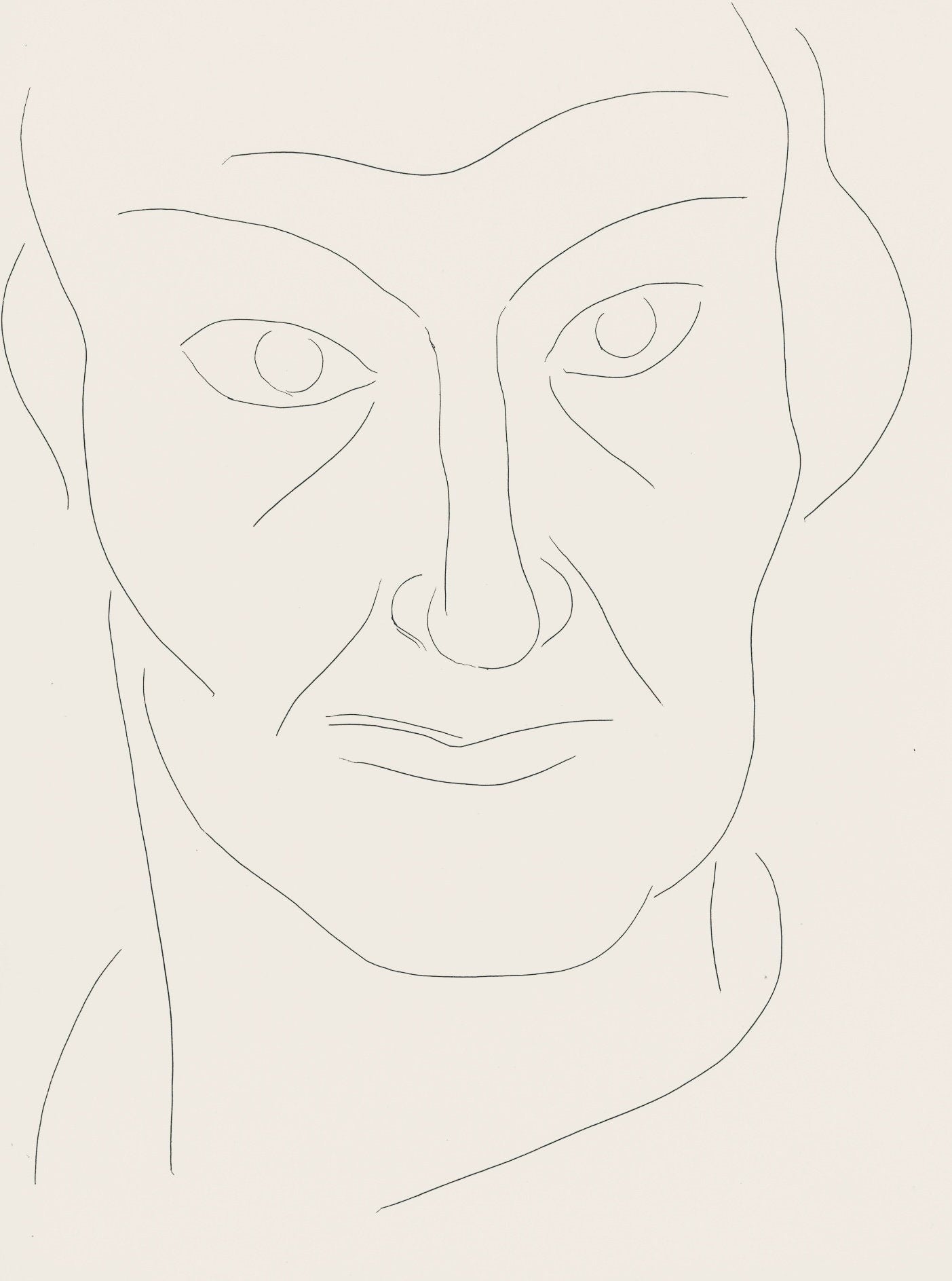 Henri Matisse, Portrait Of Baudelaire, Posies, Lithograph