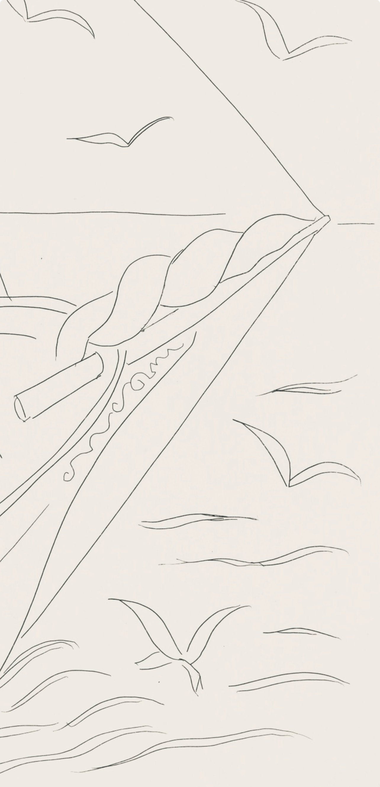 Henri Matisse, Brise Marine (Sea Breeze), Posies, Lithograph