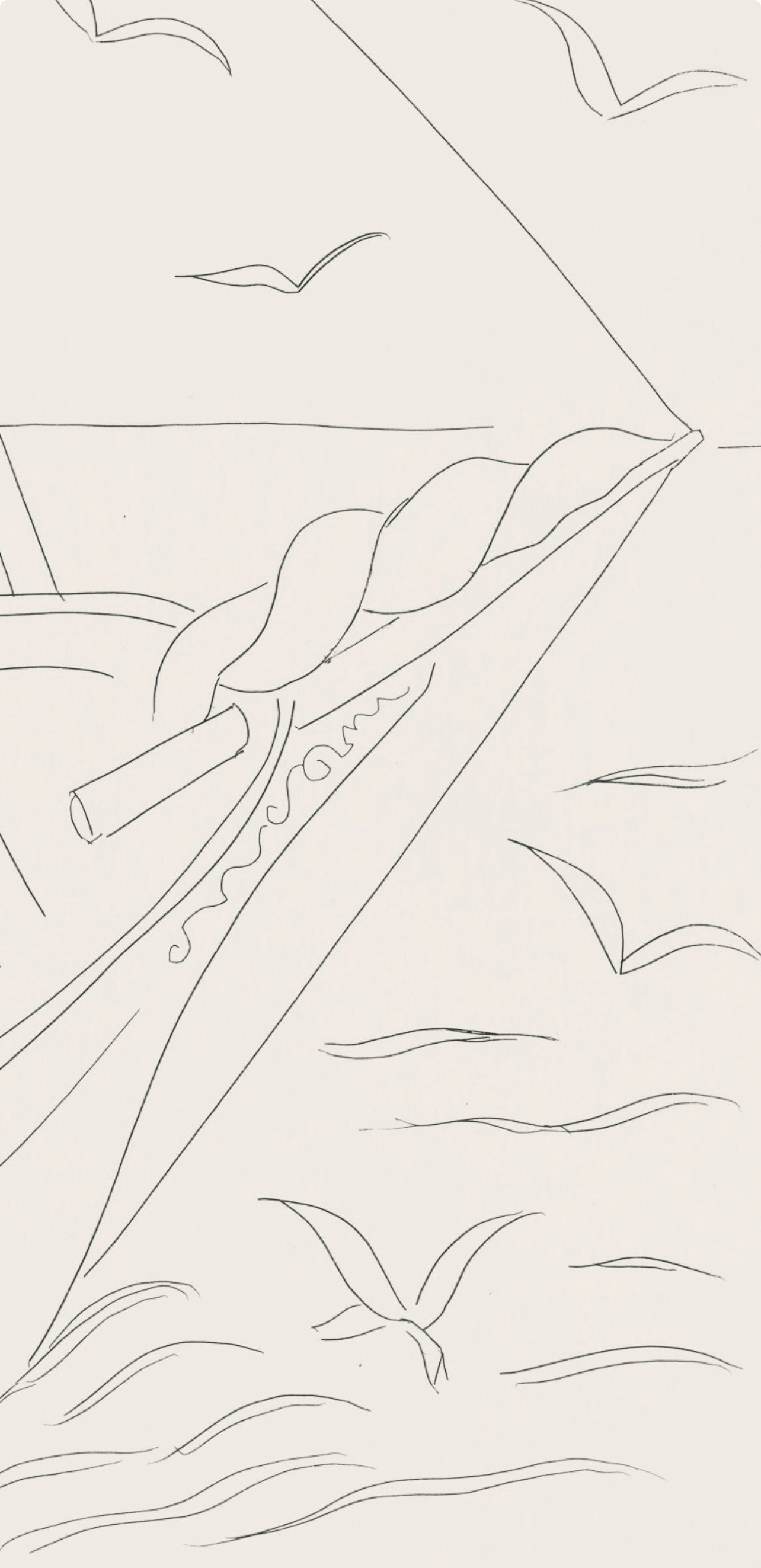 Henri Matisse, Brise Marine (Sea Breeze), Posies, Lithograph
