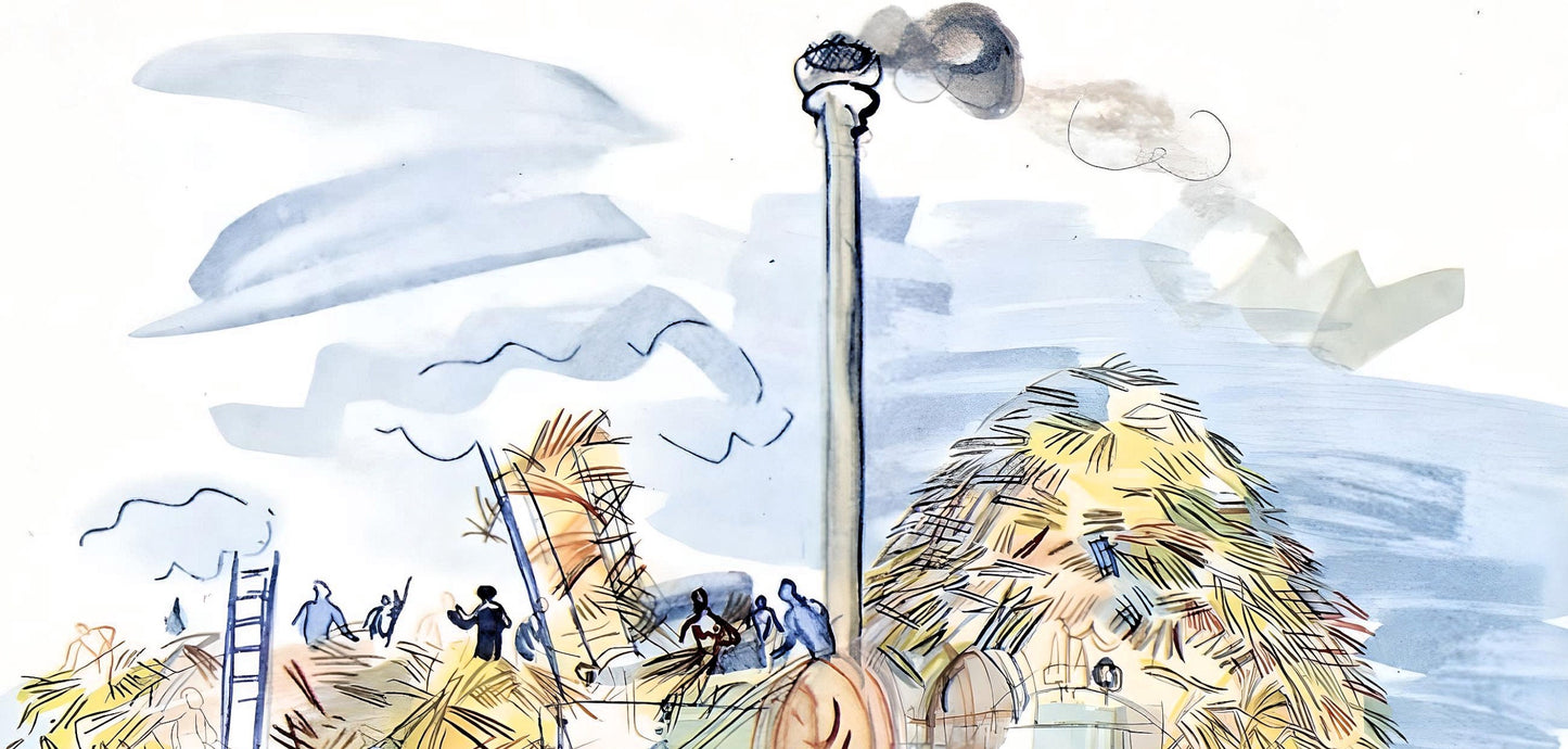 Raoul Dufy, Le Dpiquage Montsauns, Vacances Forces