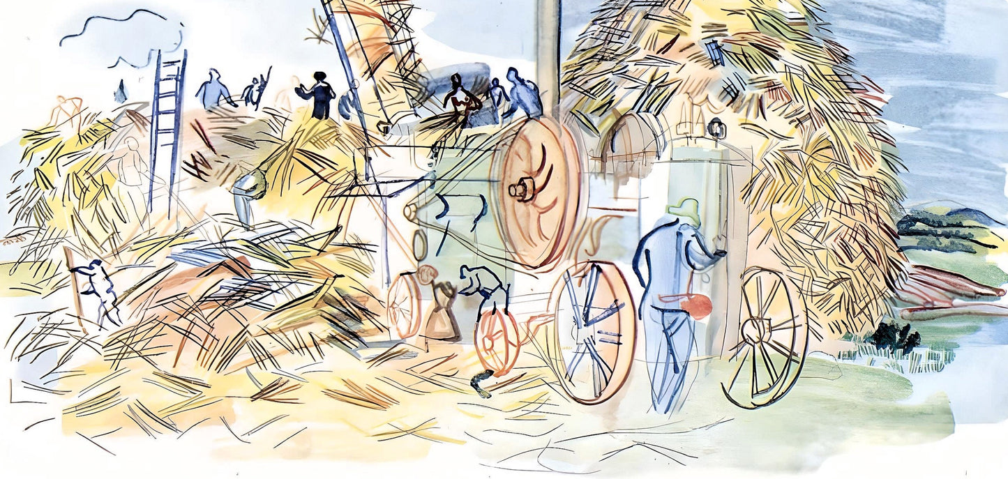 Raoul Dufy, Le Dpiquage Montsauns, Vacances Forces