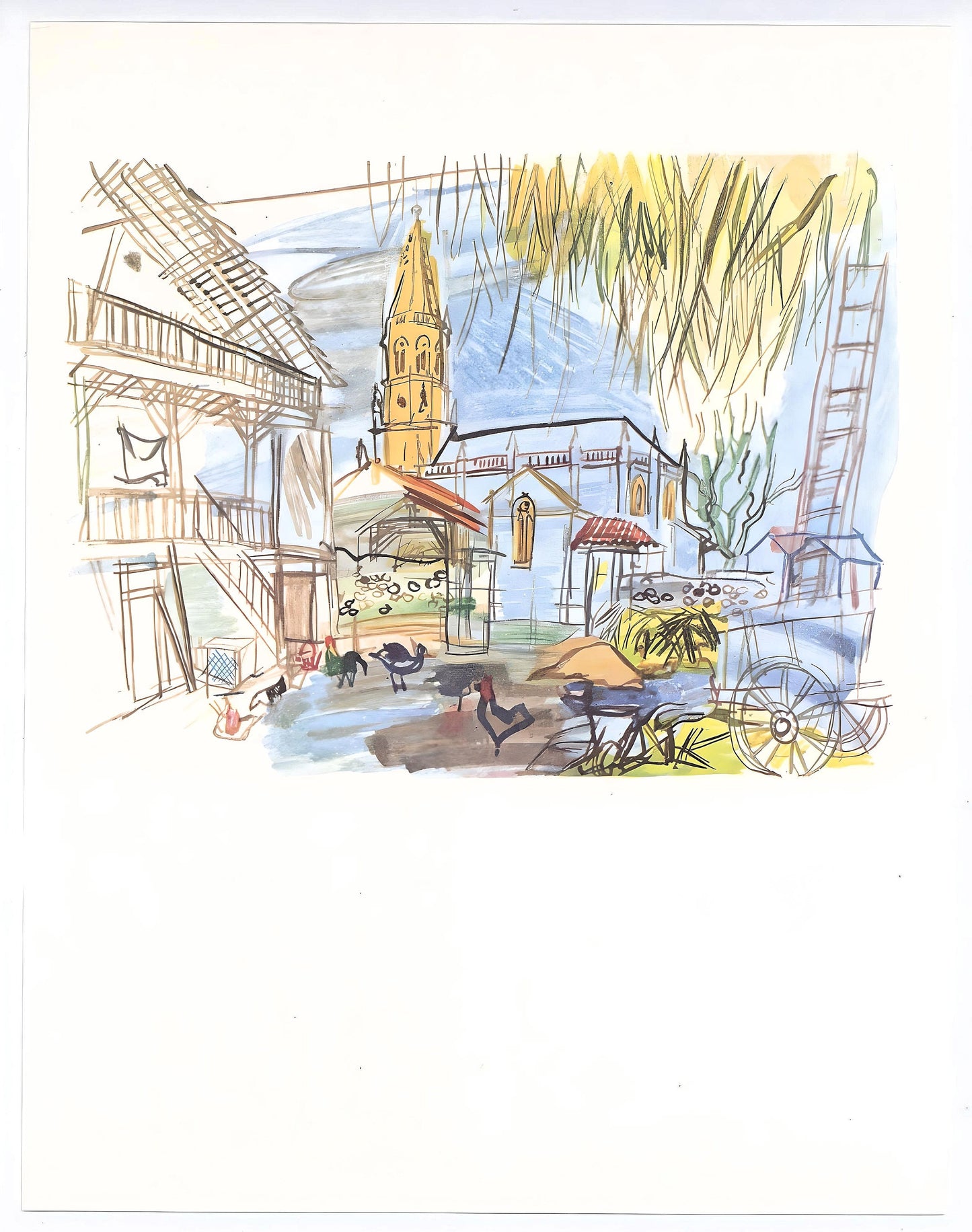 Raoul Dufy, La Ferme De Lestel, Vacances Forces