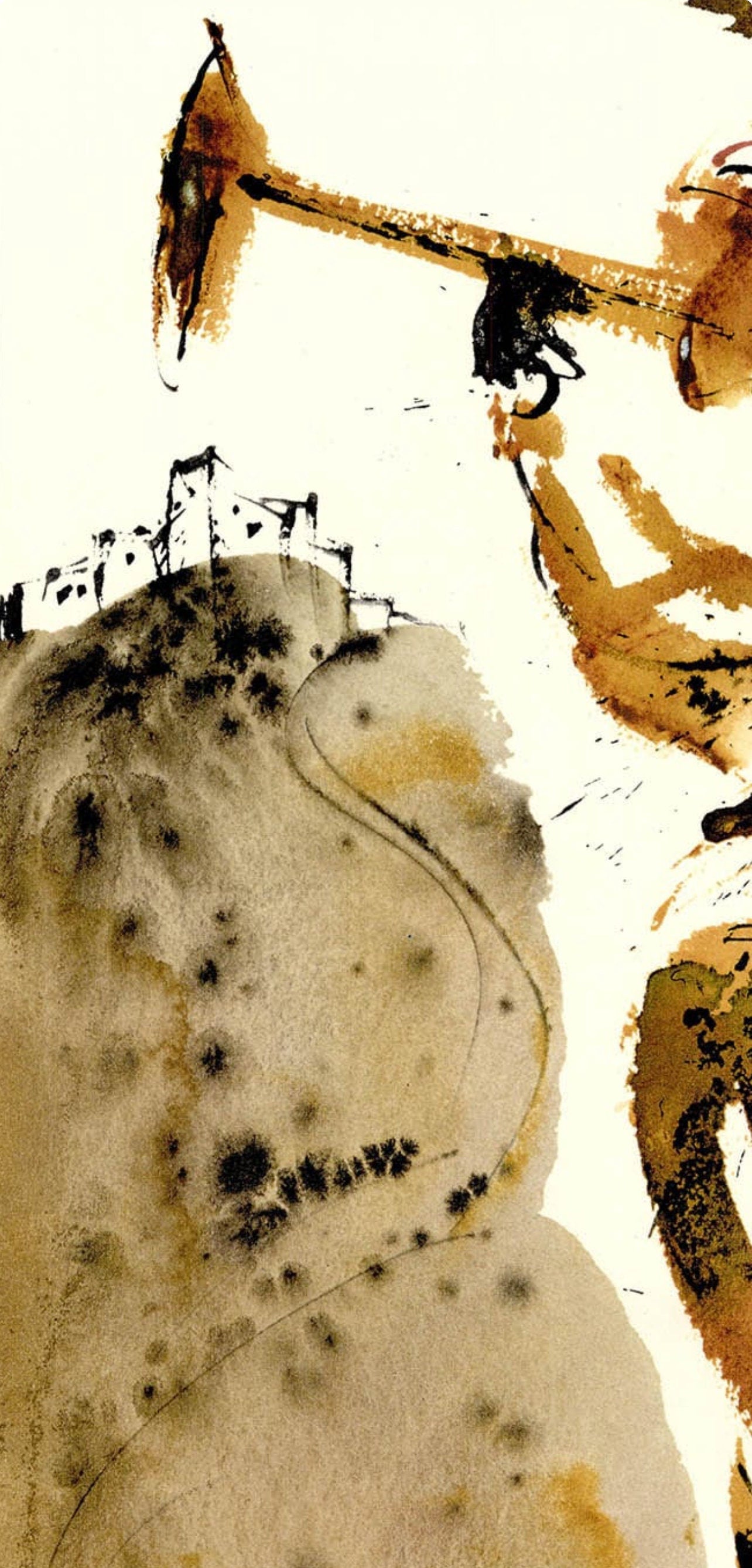 Salvador Dali, Composition (Michler/Lpsinger 1600; Field 69-3), Biblia Sacra, Lithograph