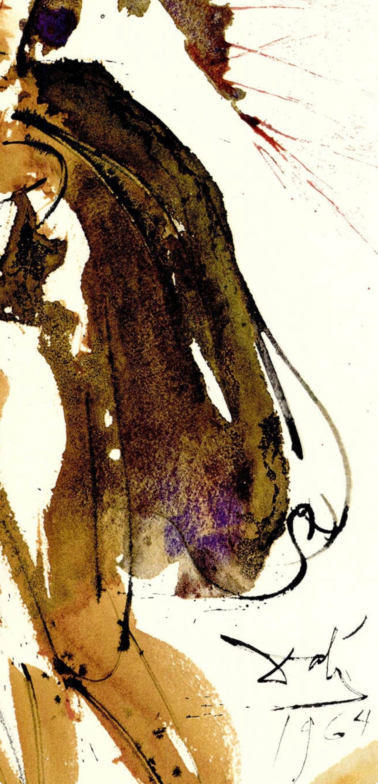 Salvador Dali, Composition (Michler/Lpsinger 1600; Field 69-3), Biblia Sacra, Lithograph