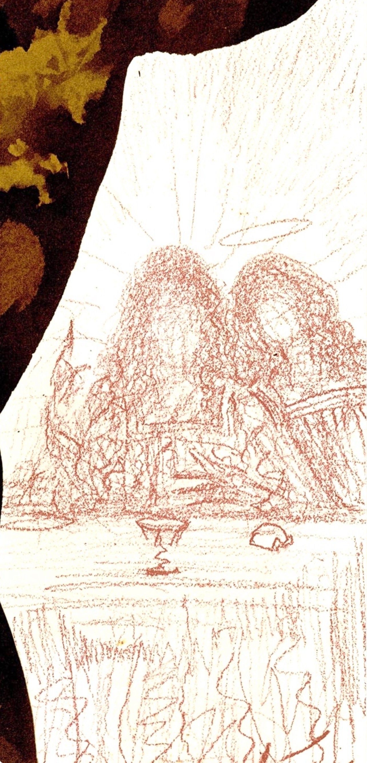 Salvador Dali, Composition (Michler/Lpsinger 1600; Field 69-3), Biblia Sacra, Lithograph