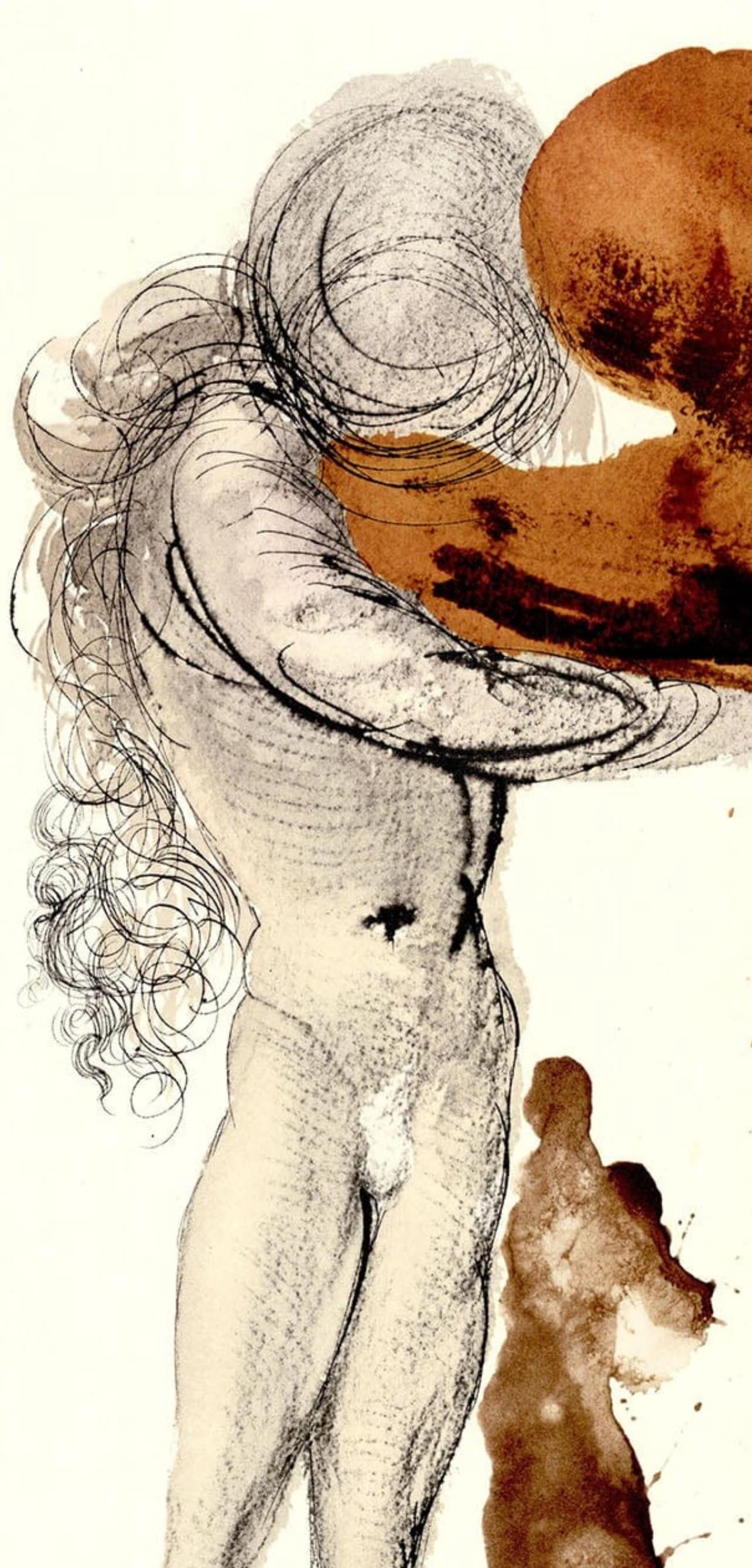 Salvador Dali, Composition (Michler/Lpsinger 1600; Field 69-3), Biblia Sacra, Lithograph