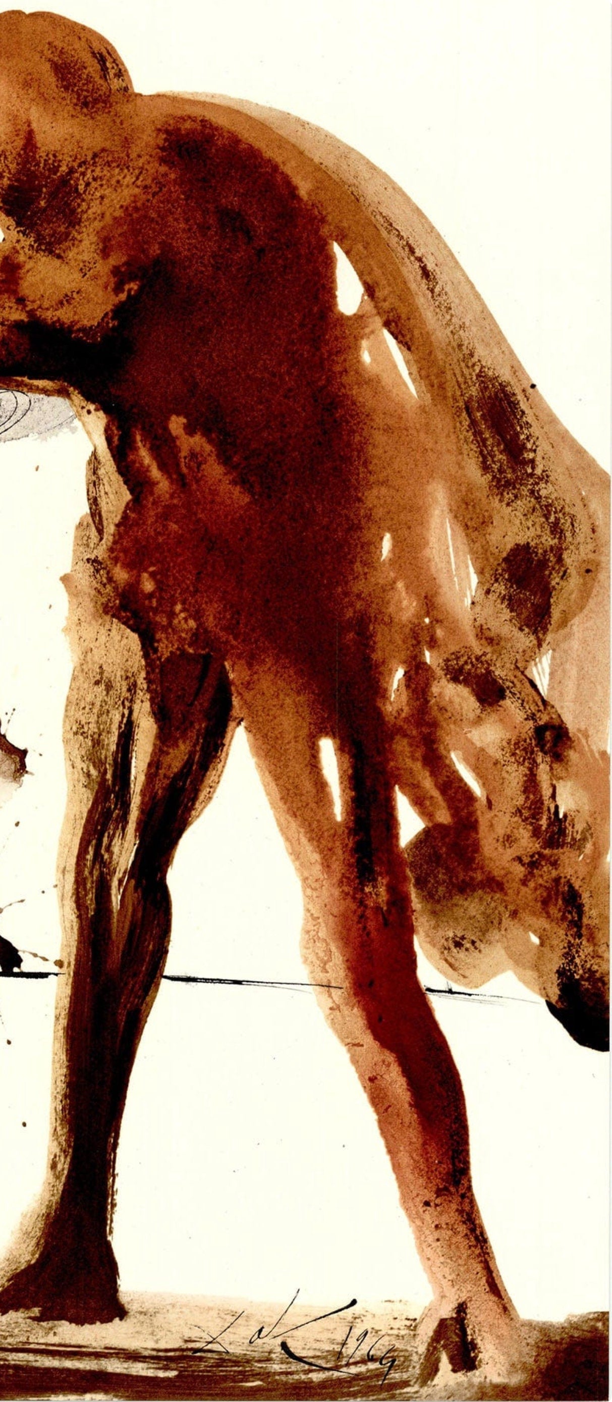 Salvador Dali, Composition (Michler/Lpsinger 1600; Field 69-3), Biblia Sacra, Lithograph