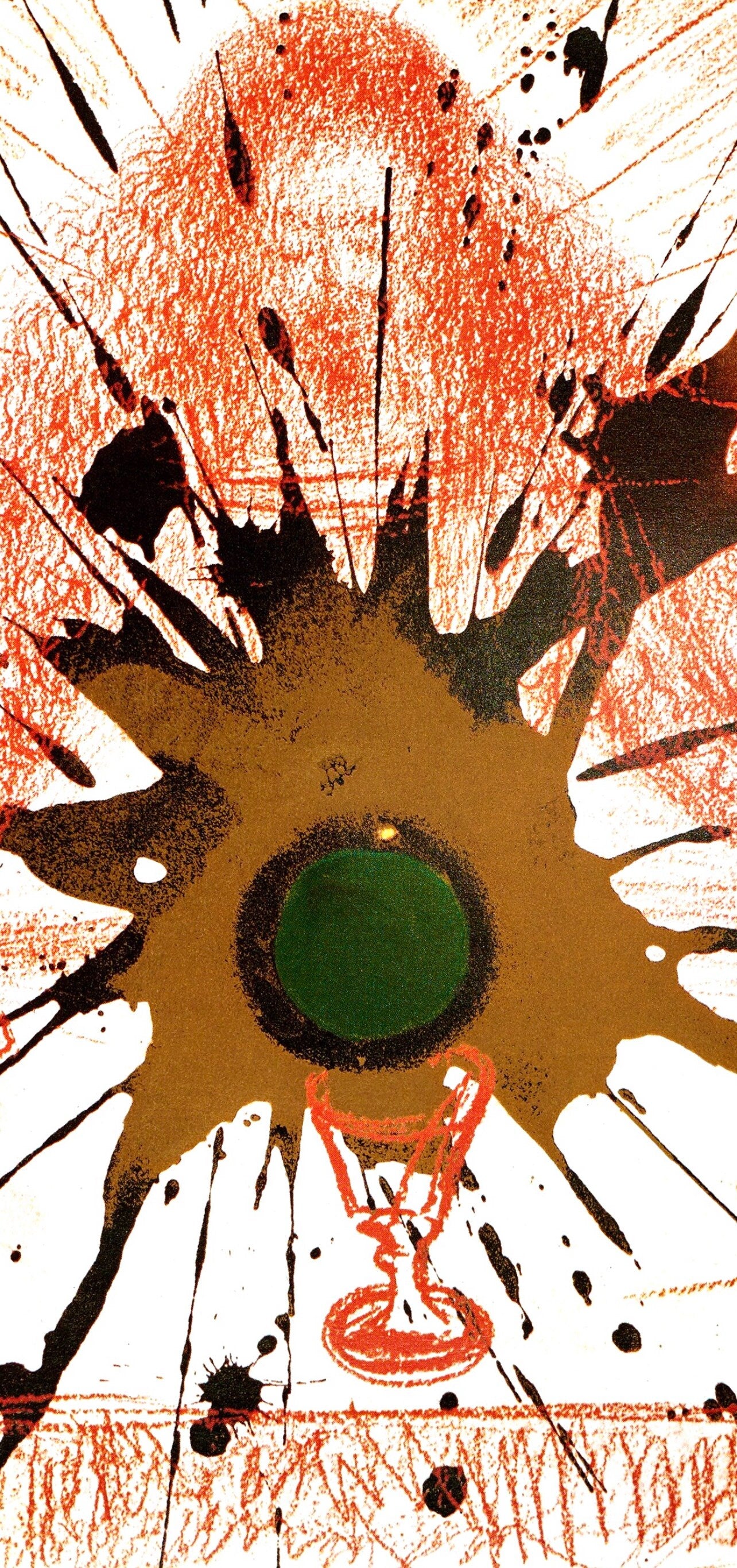 Salvador Dali, Composition (Michler/Lpsinger 1600; Field 69-3), Biblia Sacra, Lithograph