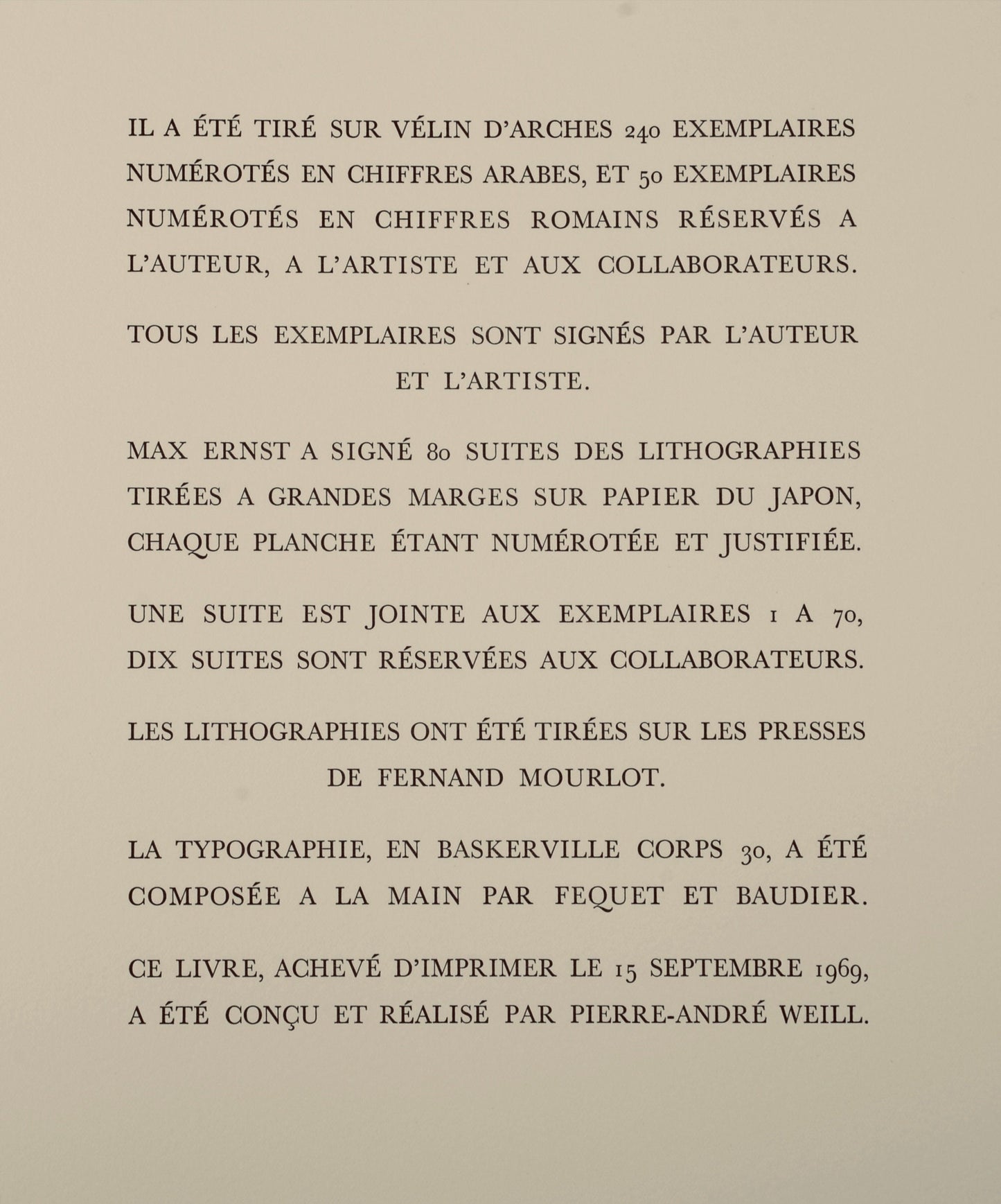 Max Ernst, Composition (Monod 2619; Spies/Leppien A19/C), Dent Prompte
