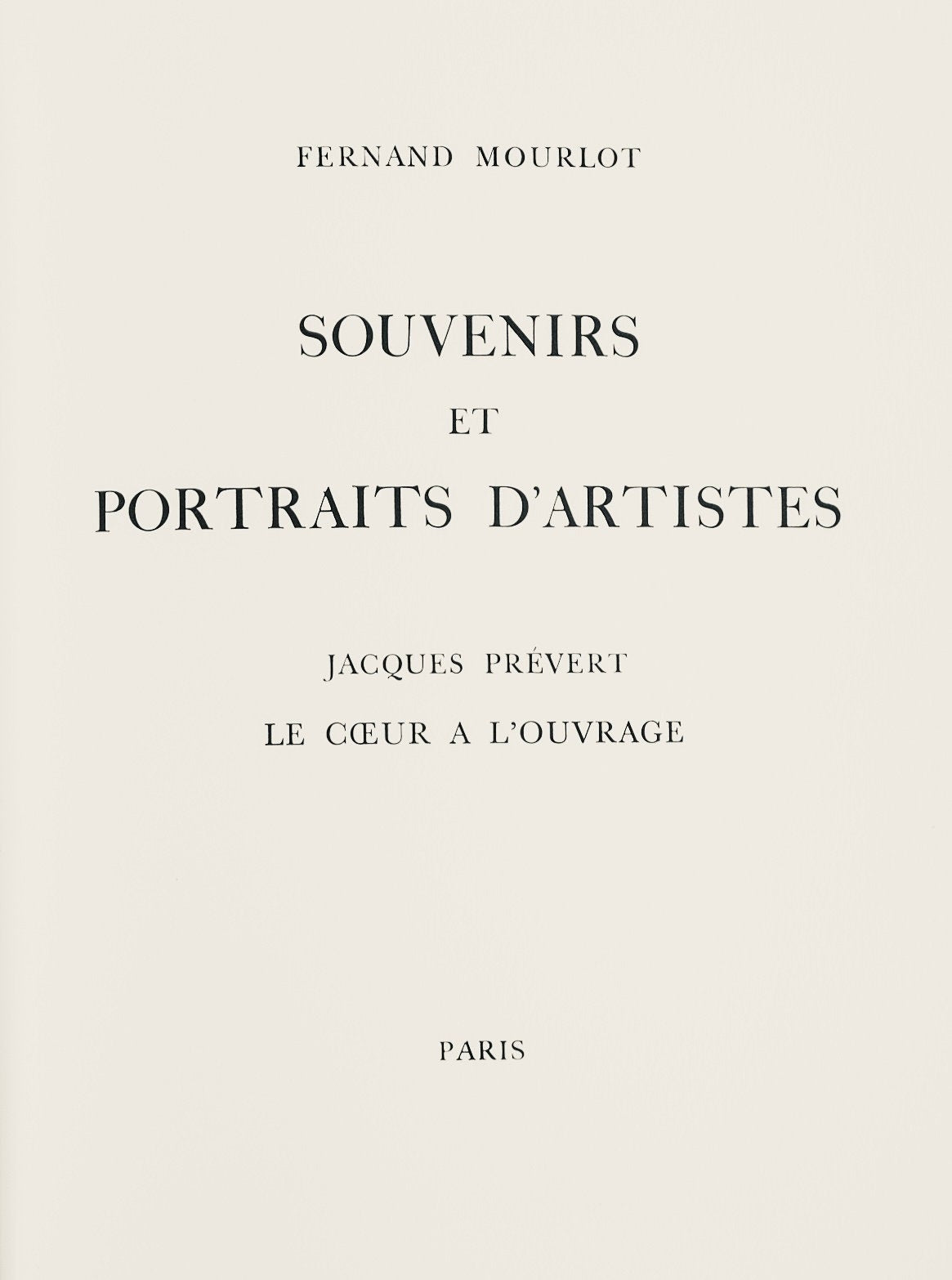 Alfred Manessier, La Tache Rouge, Souvenirs Et Portraits D'Artistes, Lithograph