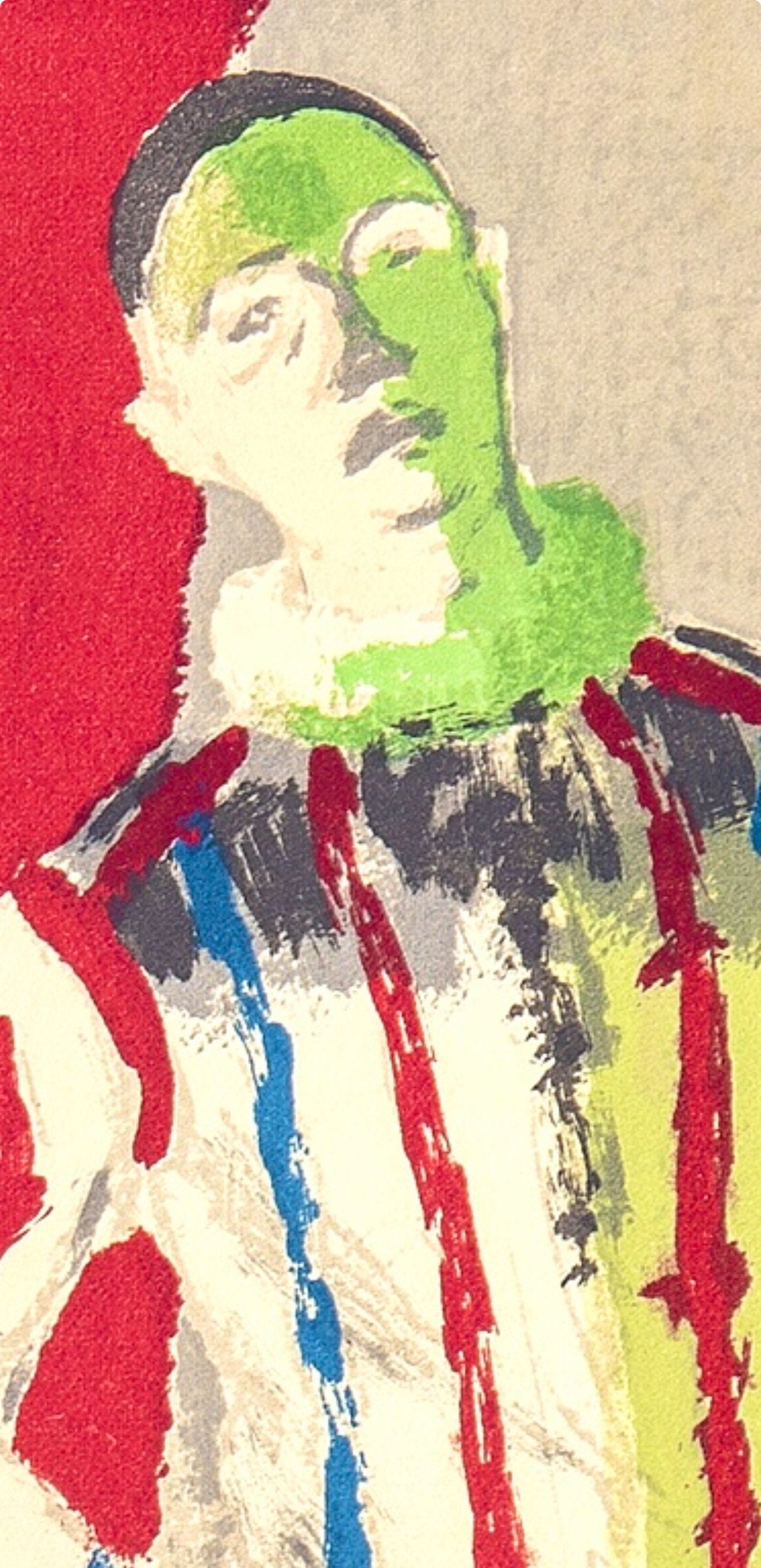Maurice Brianchon, L'Arlequin, Souvenirs Et Portraits D'Artistes, Lithograph