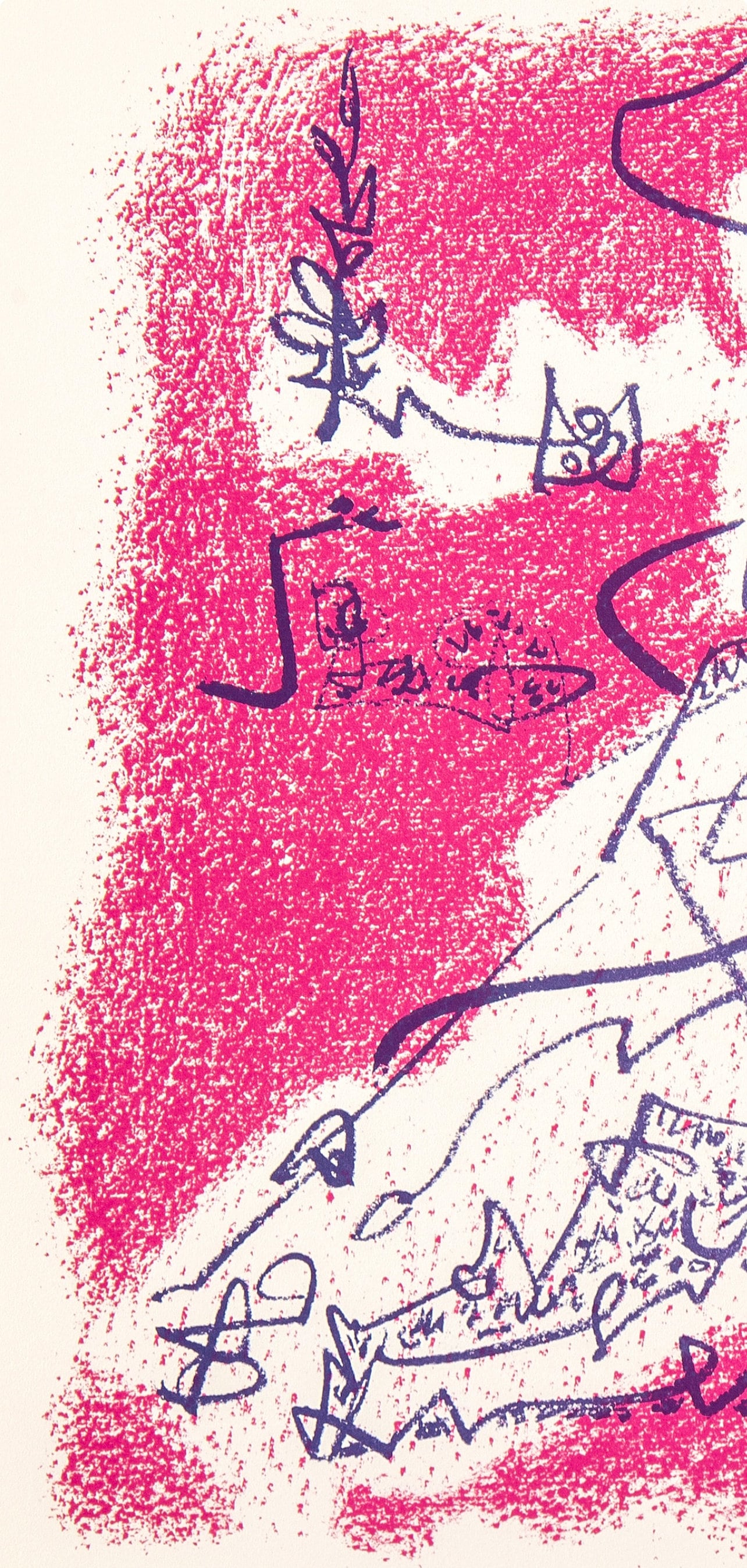 Andr Masson, Le Dpart, Souvenirs Et Portraits D'Artistes, Lithograph