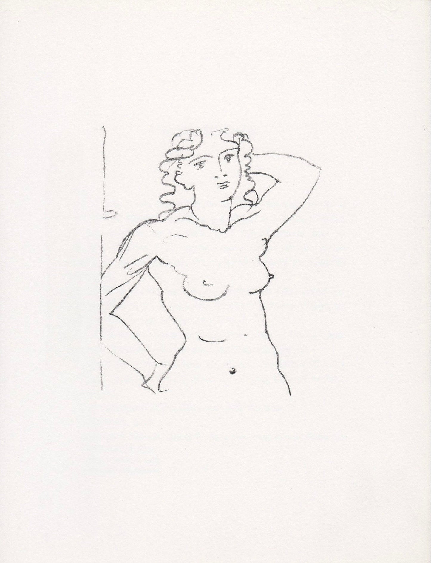 Andr Derain, Buste De Femme, Souvenirs Et Portraits D'Artistes, Lithograph