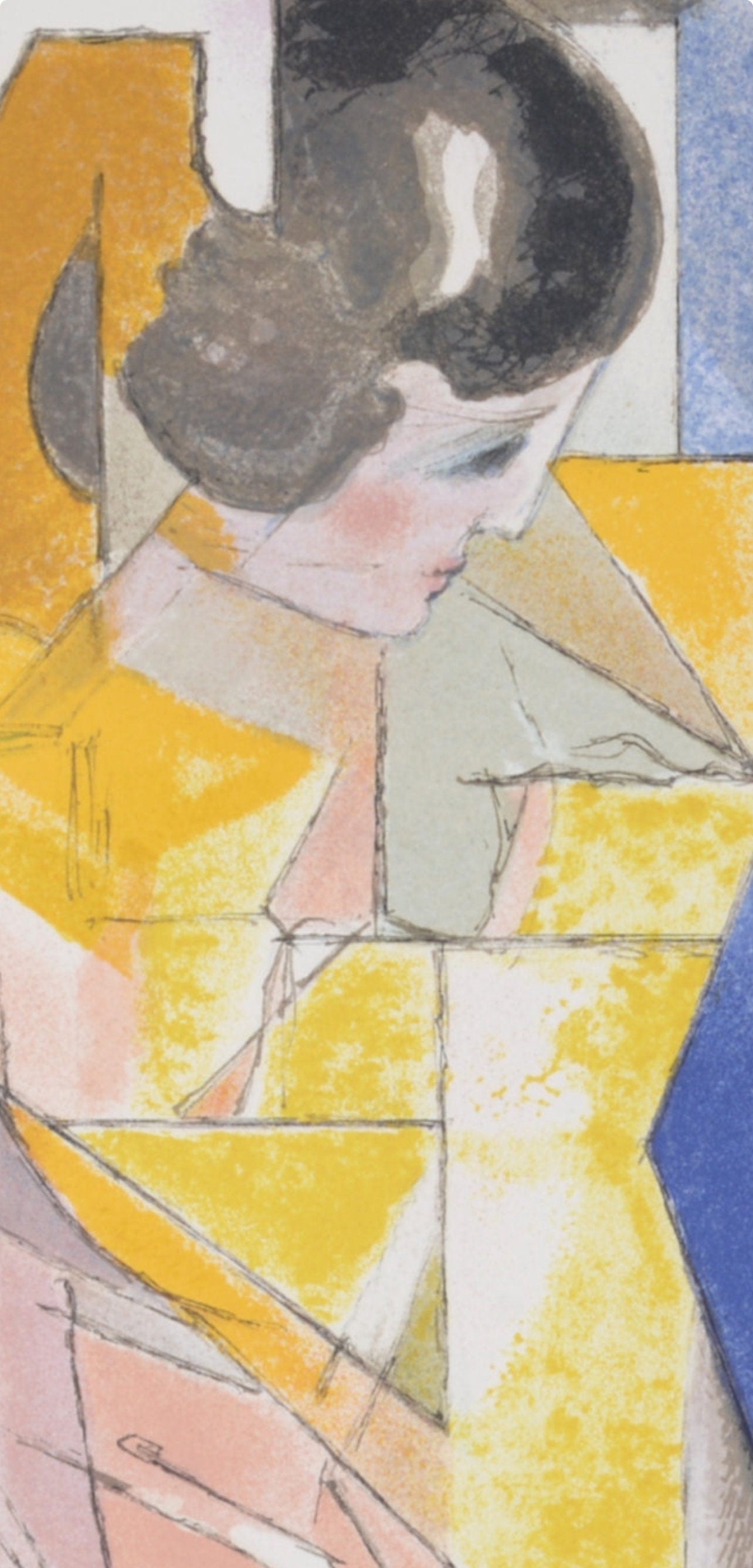 Jacques Villon, Portrait D'Une Jeune Fille, Souvenirs Et Portraits D'Artistes, Lithograph