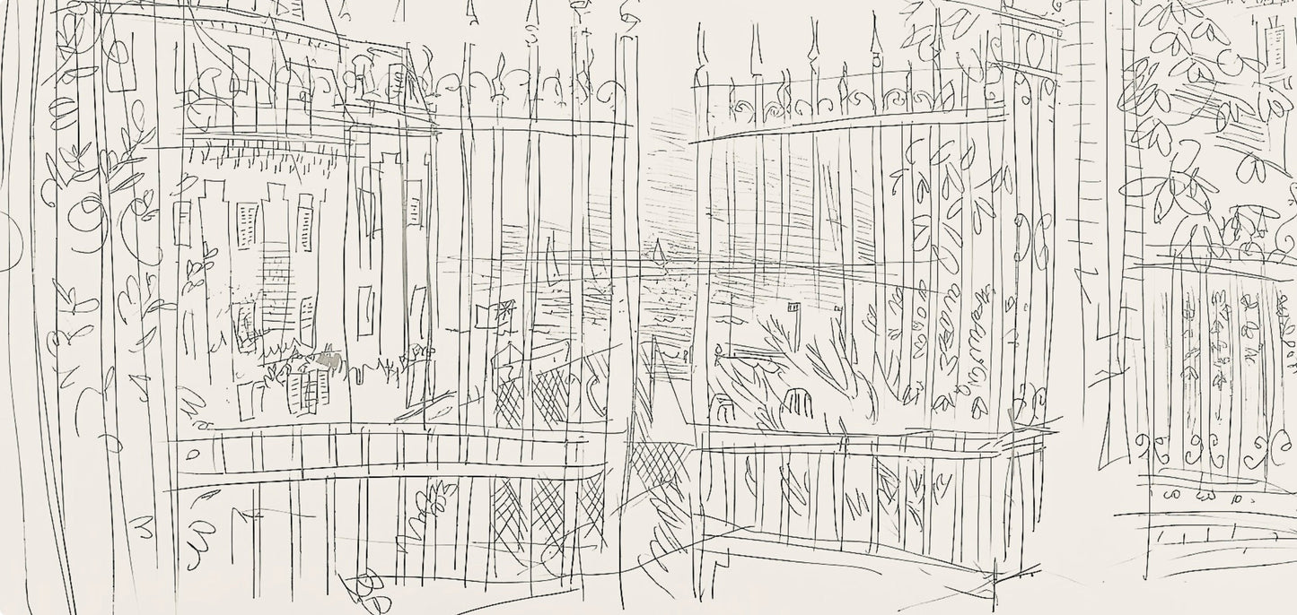 Raoul Dufy, Composition, Les Ctes Normandes, Lithograph