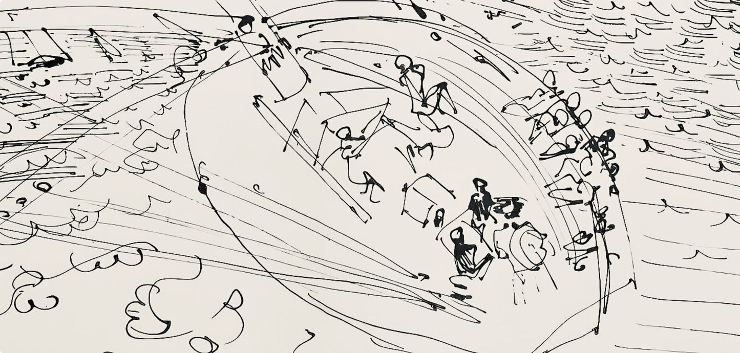 Raoul Dufy, Composition, Les Ctes Normandes, Lithograph