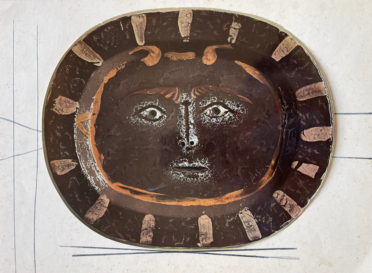 Pablo Picasso, Tude Pour La Cramique, Cramiques De Picasso (Orozco 105), Lithograph And Collotype