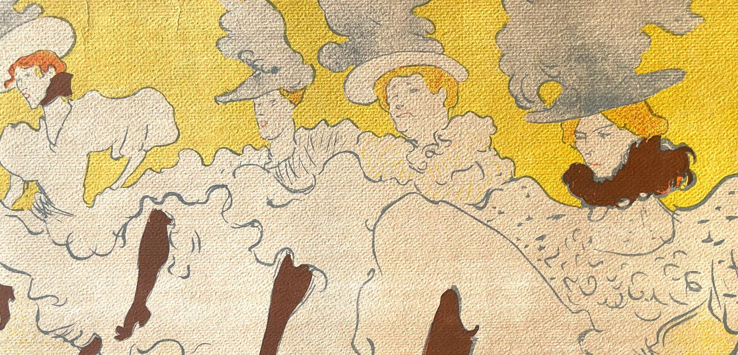 Henri De Toulouse-Lautrec, La Troupe De Mademoiselle Eglantine, Tlautrec, Philadelphia Museum Of