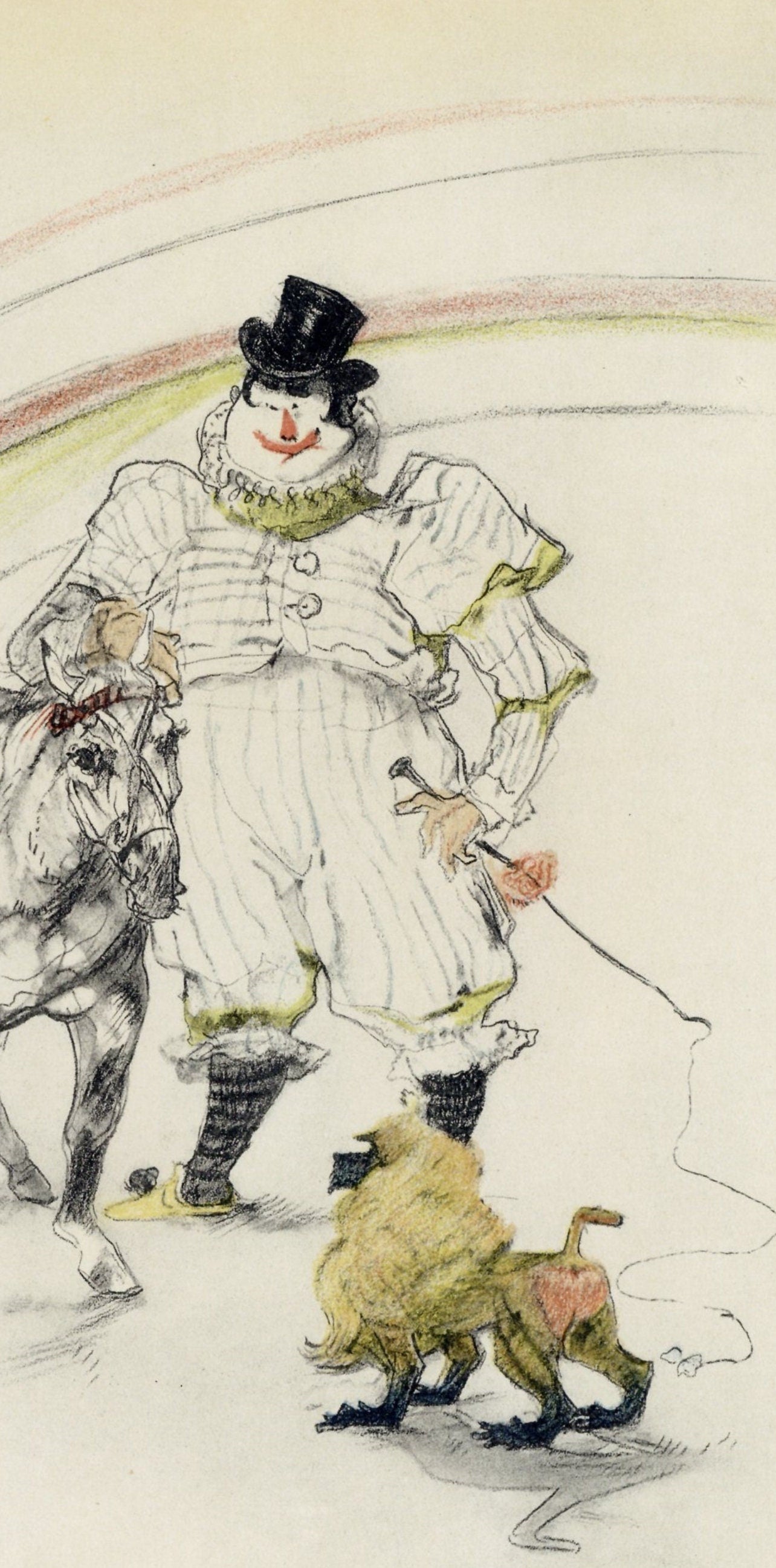 Henri De Toulouse-Lautrec, Cheval Et Singe Dress, The Circus By Toulouse-Lautrec, Lithograph