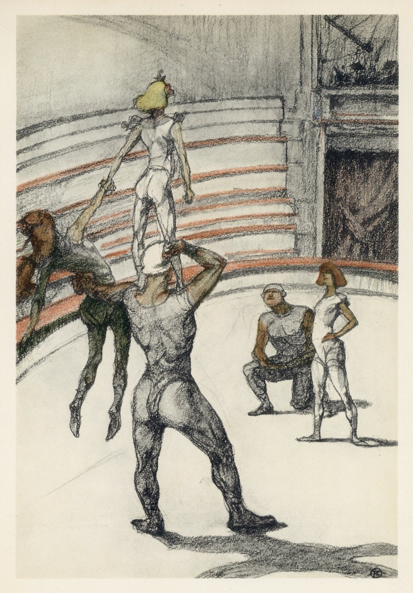 Henri De Toulouse-Lautrec, Travail De Tapis, The Circus By Toulouse-Lautrec, Lithograph